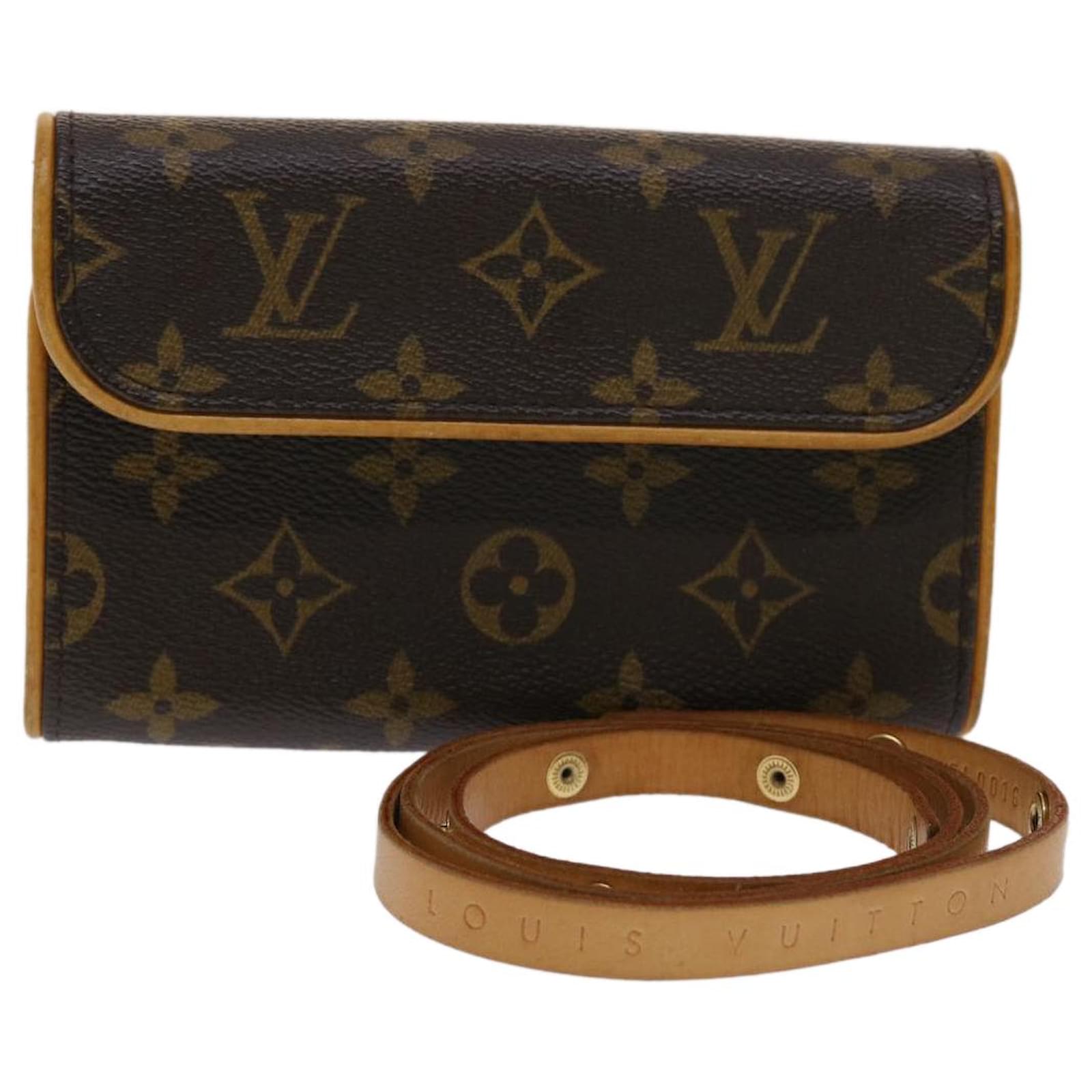 LOUIS VUITTON Monogram Canvas Florentine Small Pochette Belt Bag M51855