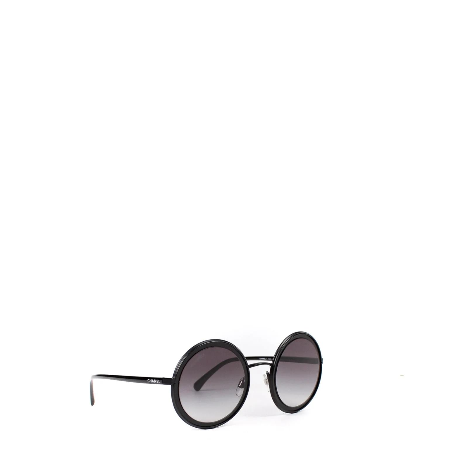 Chanel - Round sunglasses Black Metal ref.1015754 - Joli Closet