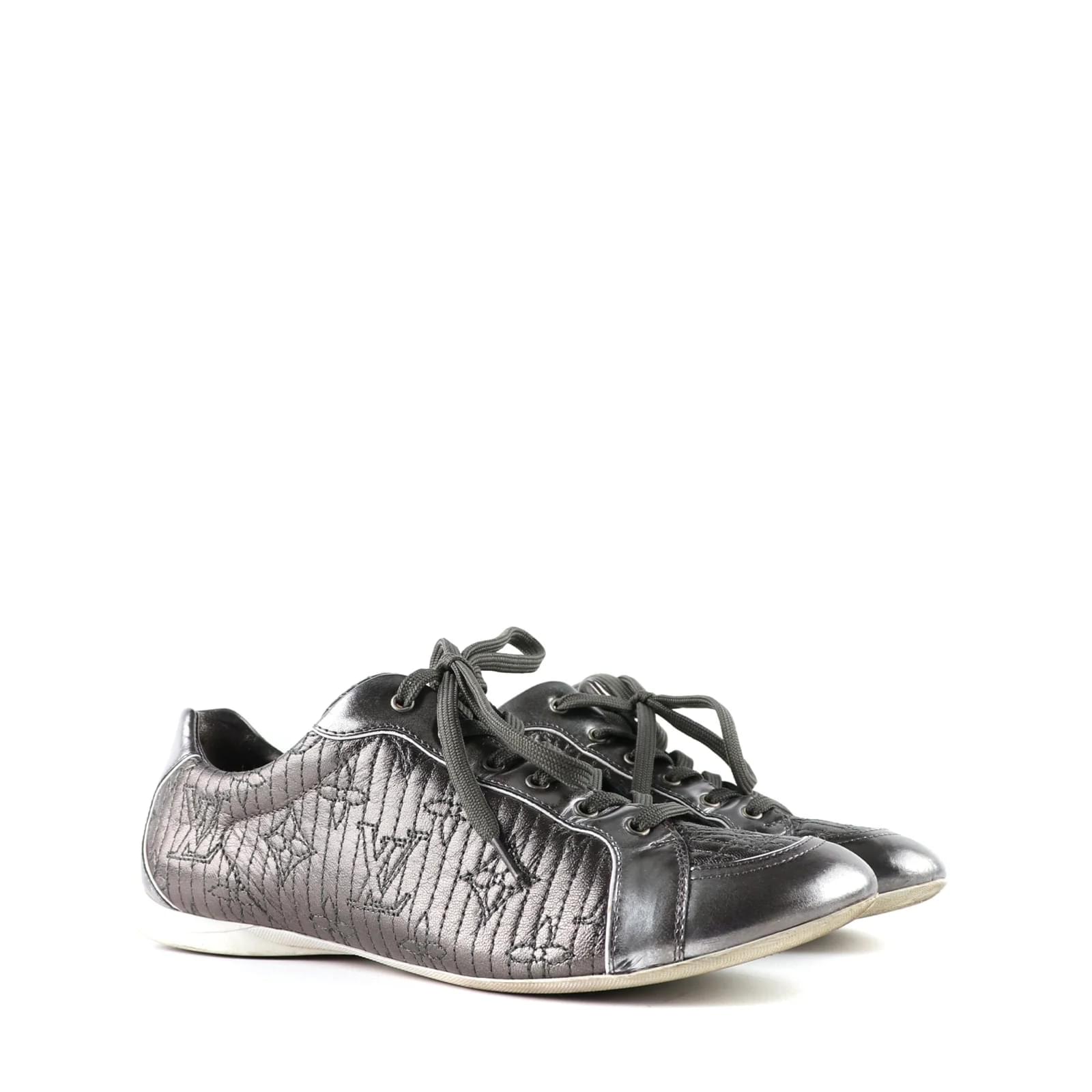 Louis Vuitton Brown/Black Nylon and Leather Archlight Sneakers Size 39 Louis  Vuitton