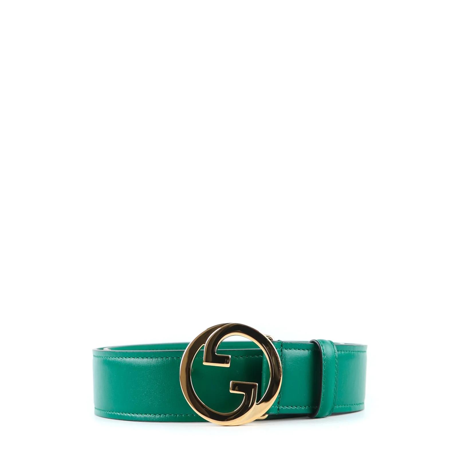 Gucci Leather GG Belt