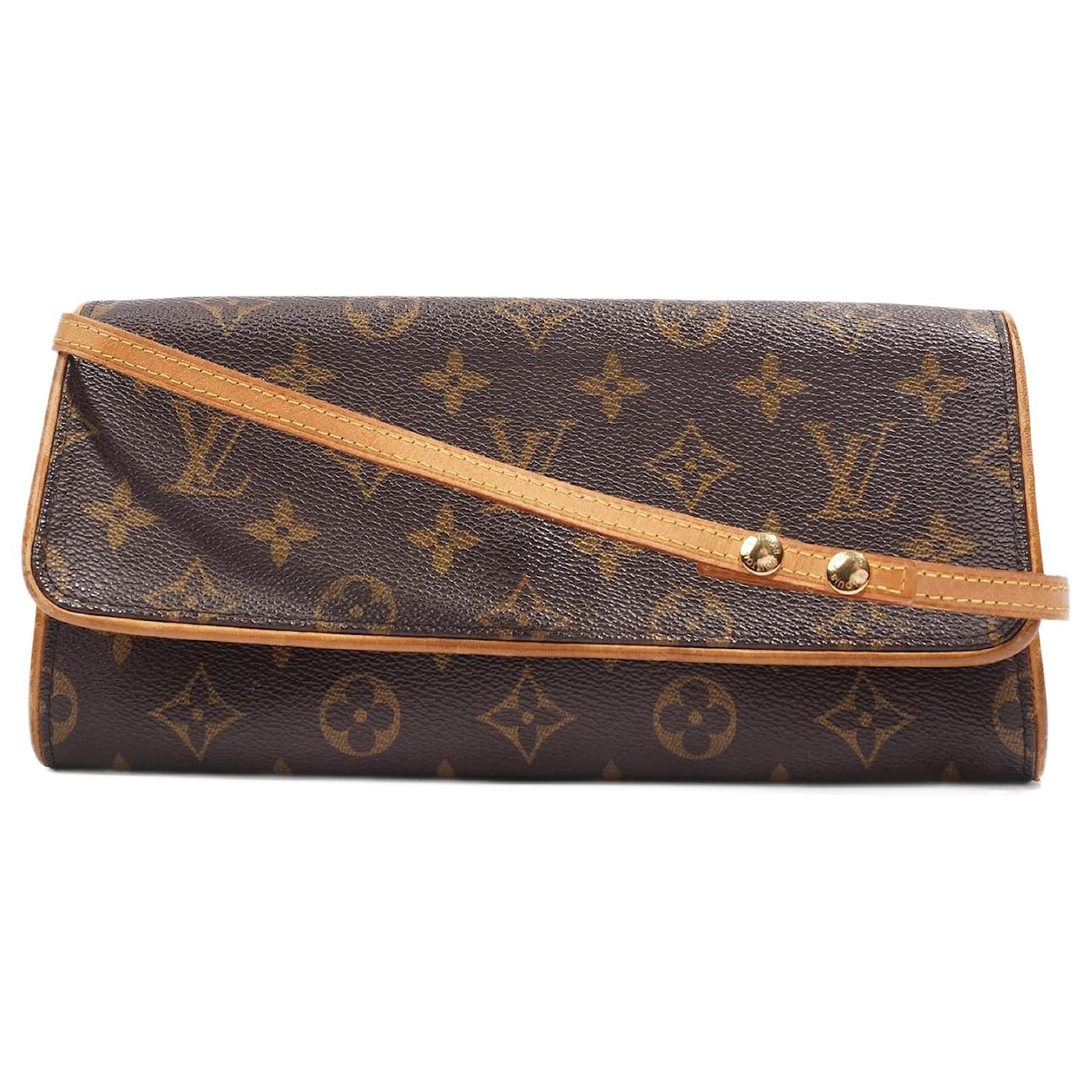 Pre-Owned Louis Vuitton Pochette Twin GM Crossbody Bag - Good Condition 