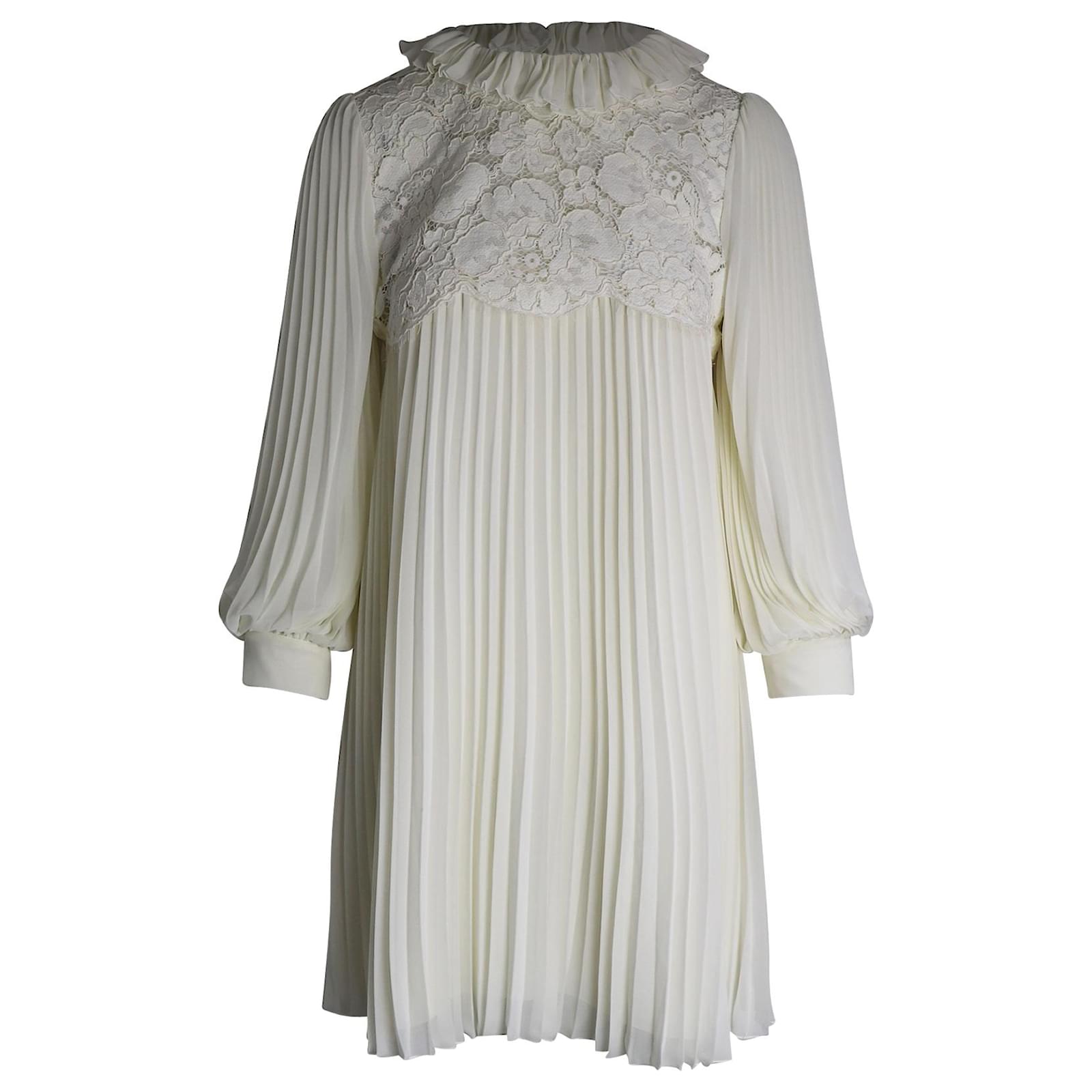 philosophy white lace dress Les Bijoux Philosophy]LB Floral Lace Fishtail Dress