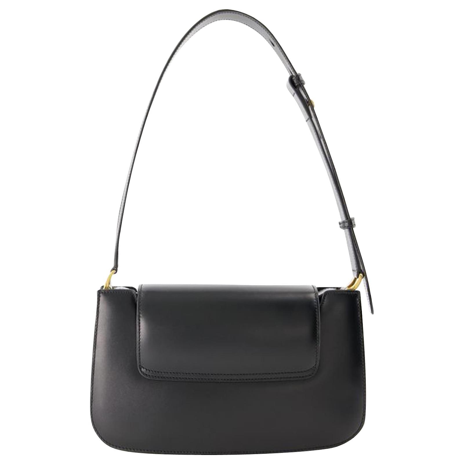 AMI - Women's Paris Bags Shoulder Bag - Black - Leather