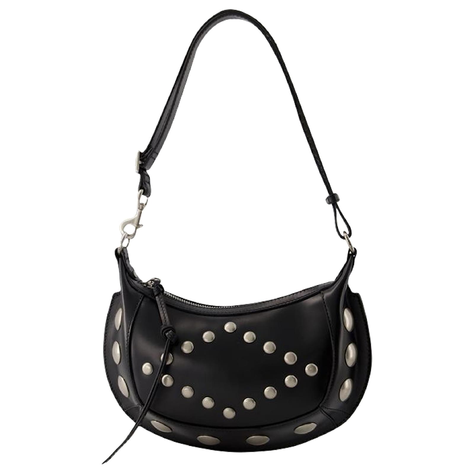 Oskan Moon Crossbody - Isabel Marant - Leather - Black Pony-style ...