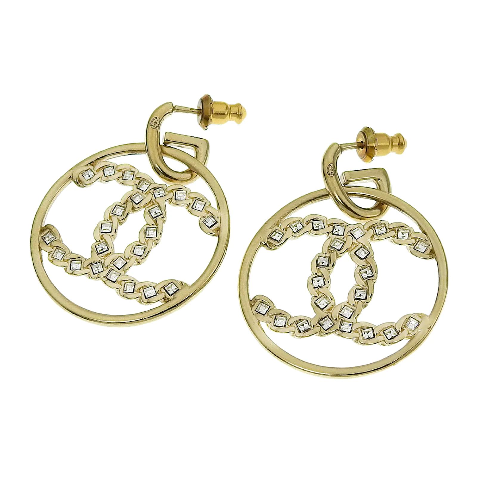 Chanel Classic CC Turnlock Earrings Iridescent in Metal with Silver-tone -  US