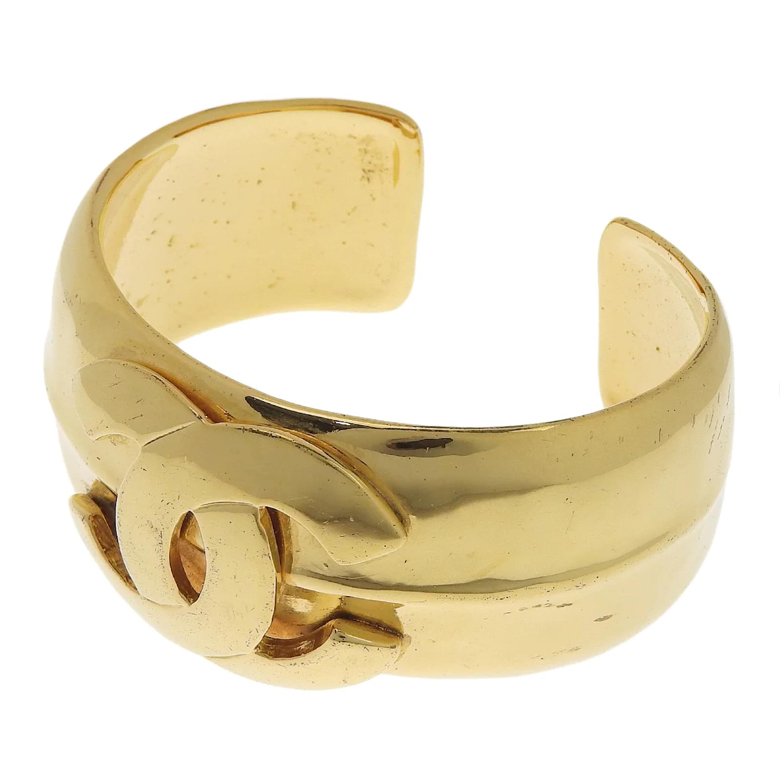 Chanel gold 2024 cuff bracelet