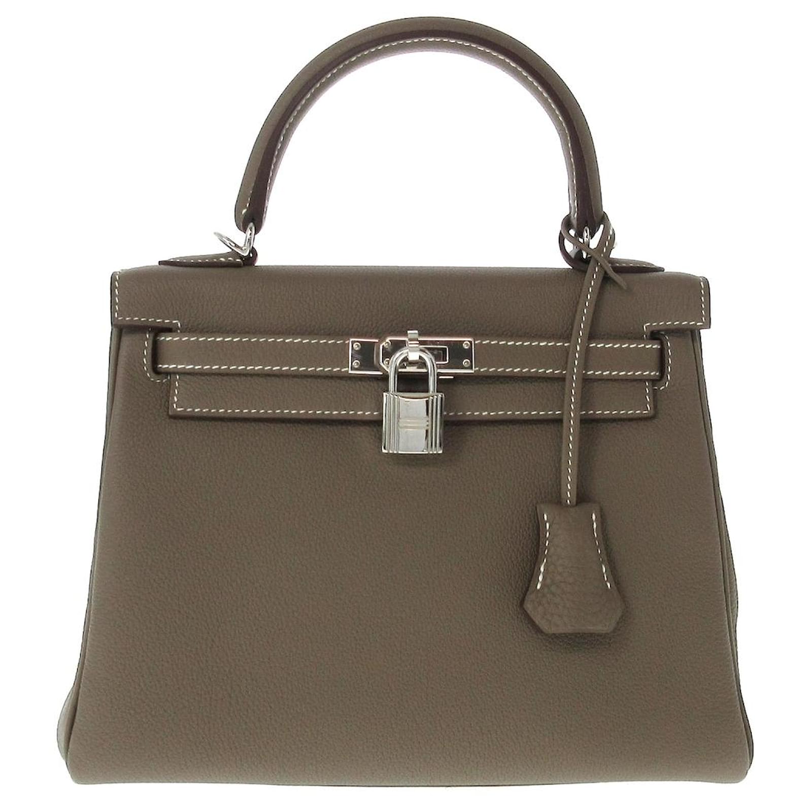 Hermès Kelly 25 Brown Leather ref.1016793 - Joli Closet