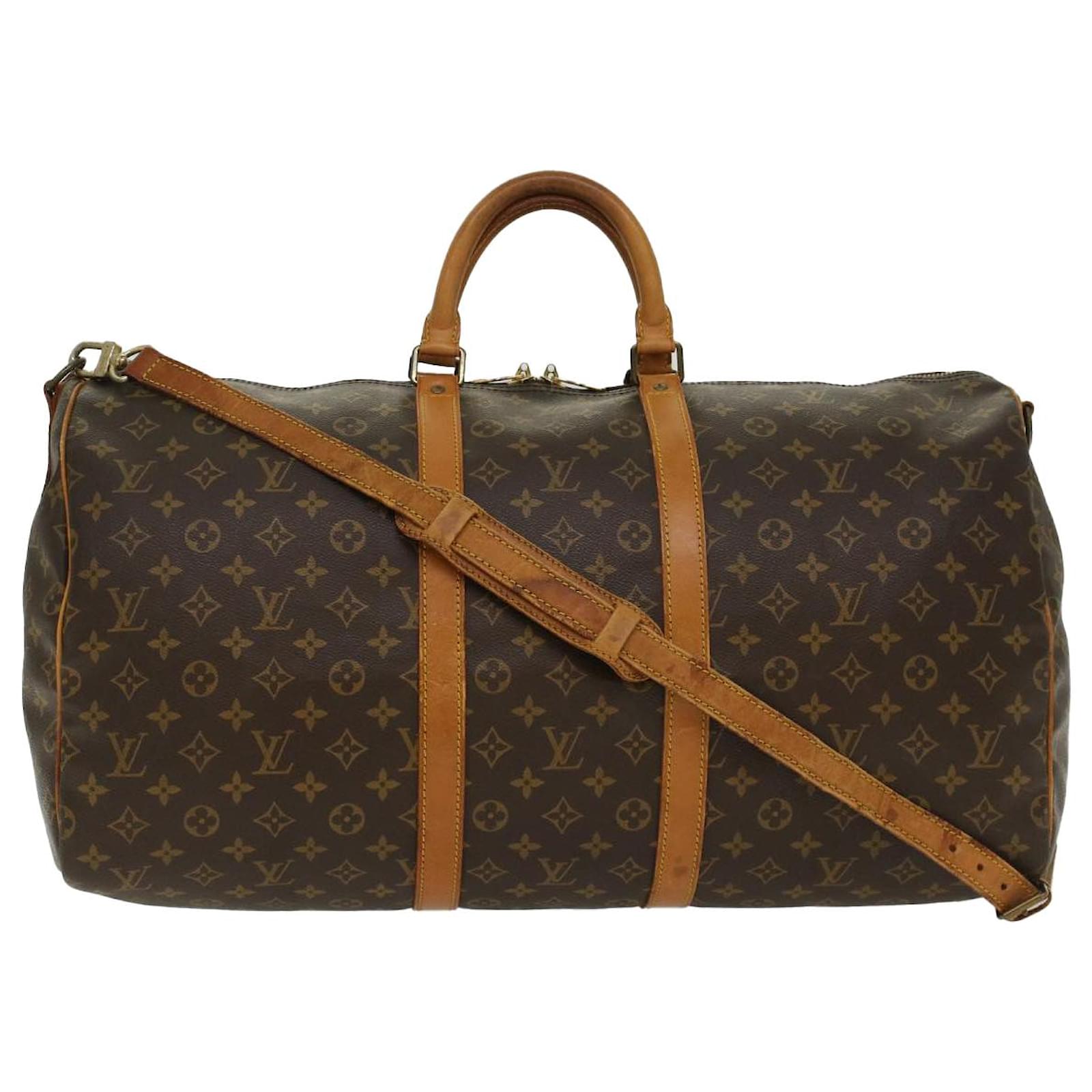 Louis Vuitton Keepall Bandouliere Bag Monogram Canvas With Lv