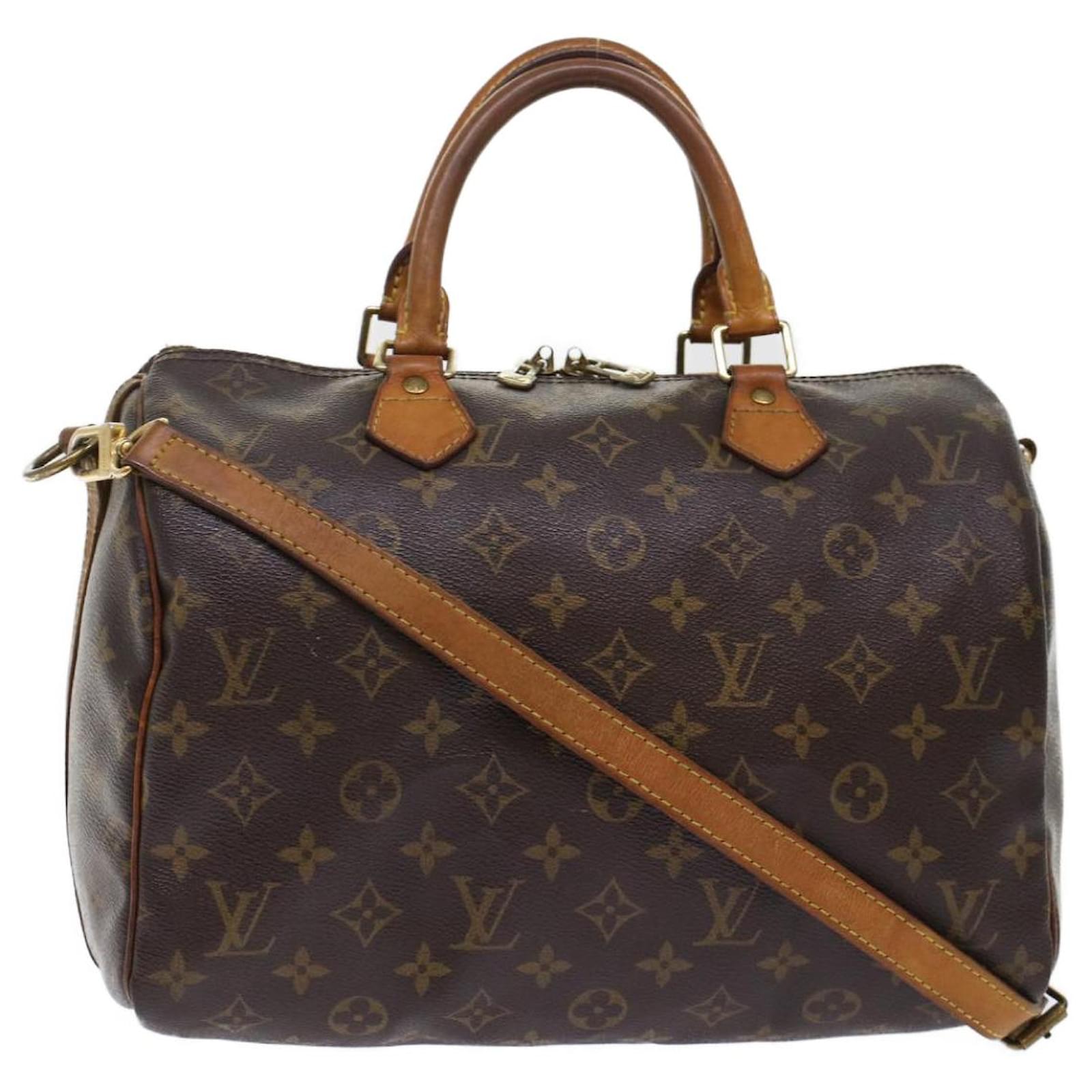 Louis Vuitton Monogram Speedy Bandouliere 30 Hand Bag M40391 LV Auth 48661  Cloth ref.1017260 - Joli Closet