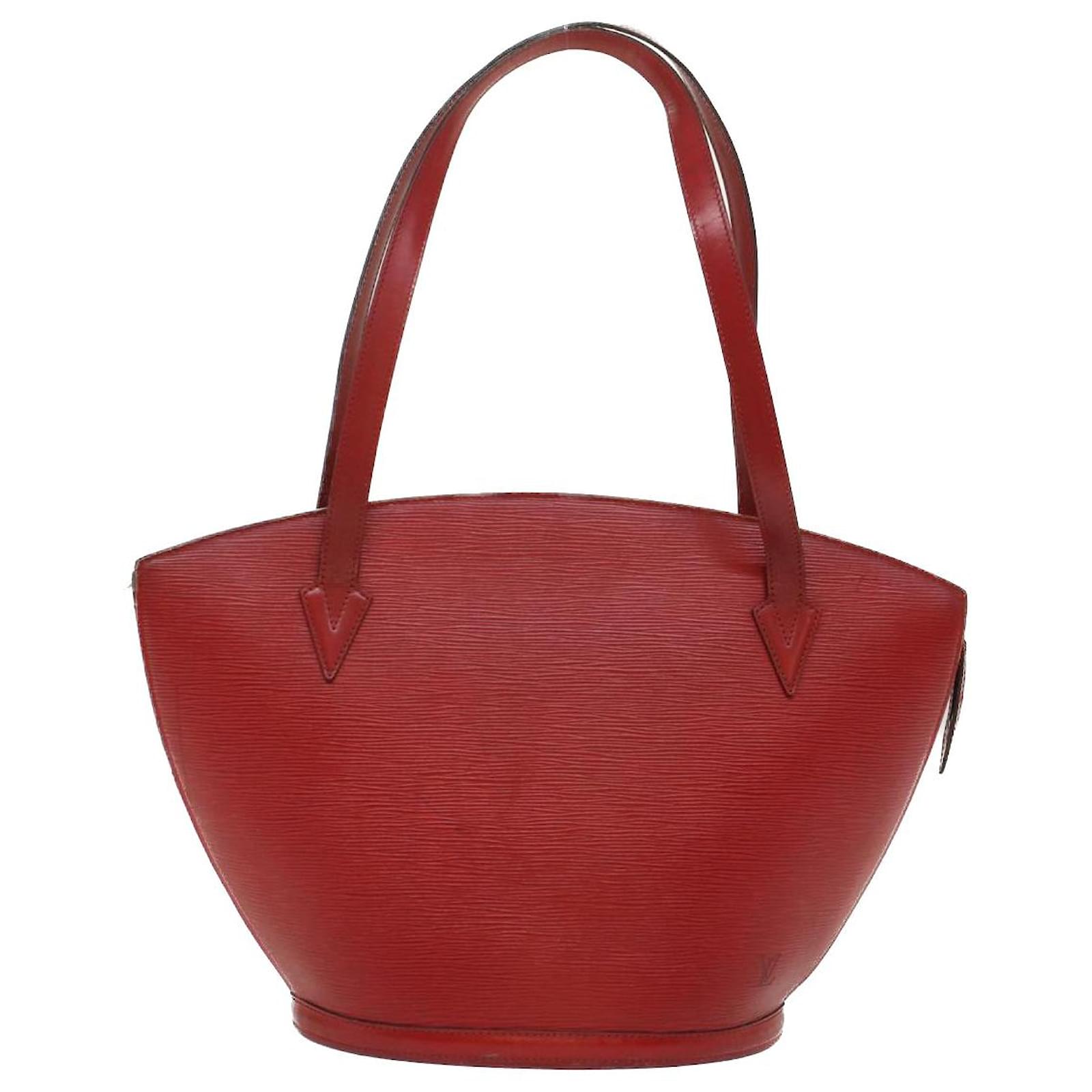 LOUIS VUITTON Epi Saint Jacques Shopping Shoulder Bag Red M52277 LV Auth  48964 Leather ref.1017265 - Joli Closet