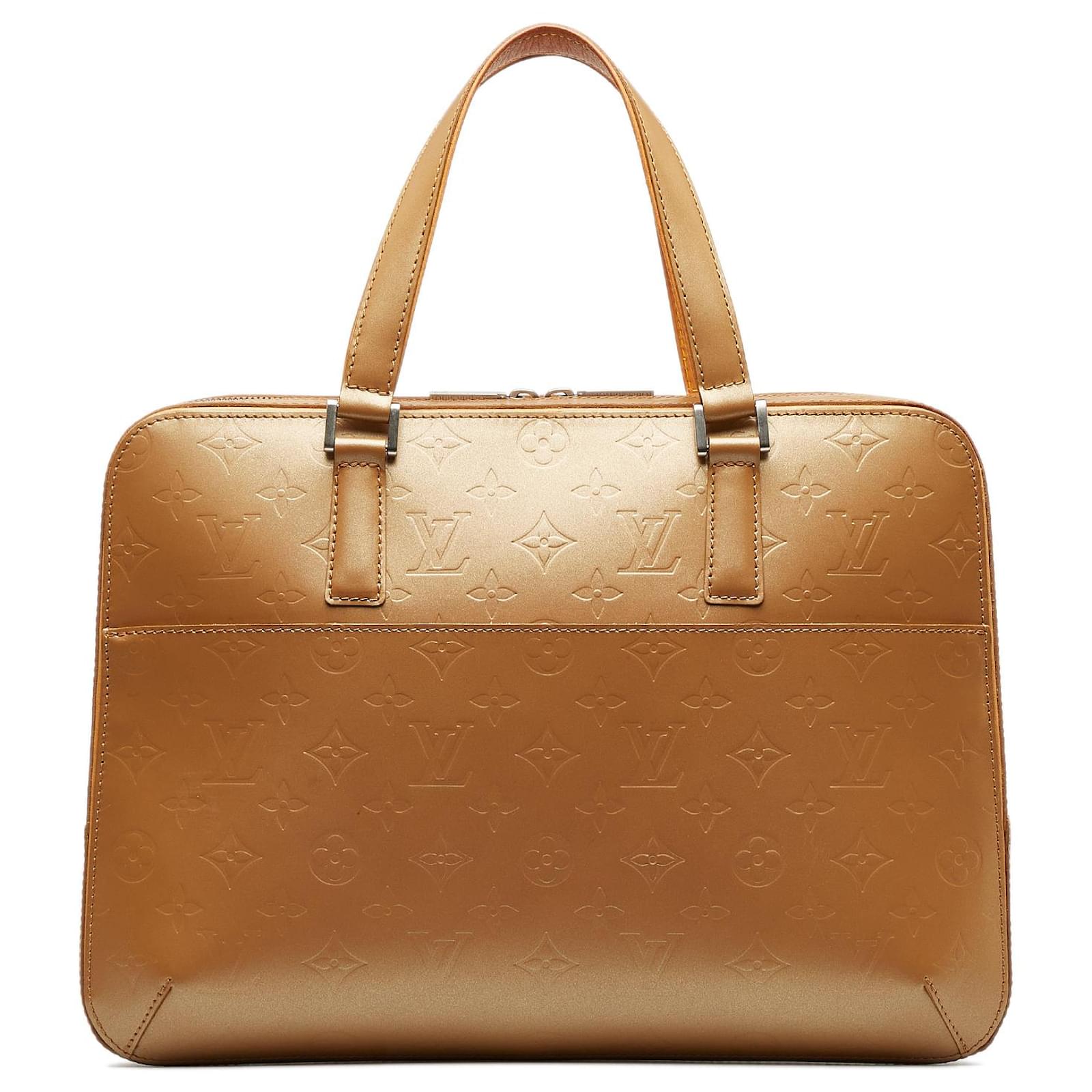 Louis Vuitton Black Monogram Mat Malden Brown Light brown Leather  Pony-style calfskin ref.382609 - Joli Closet