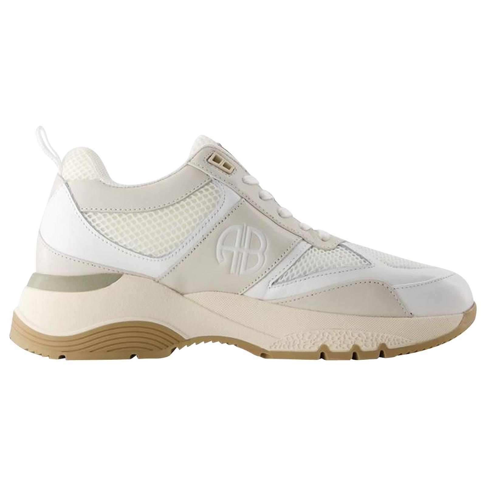 Dina Sneakers - Anine Bing - Leather - White ref.1018951 - Joli Closet