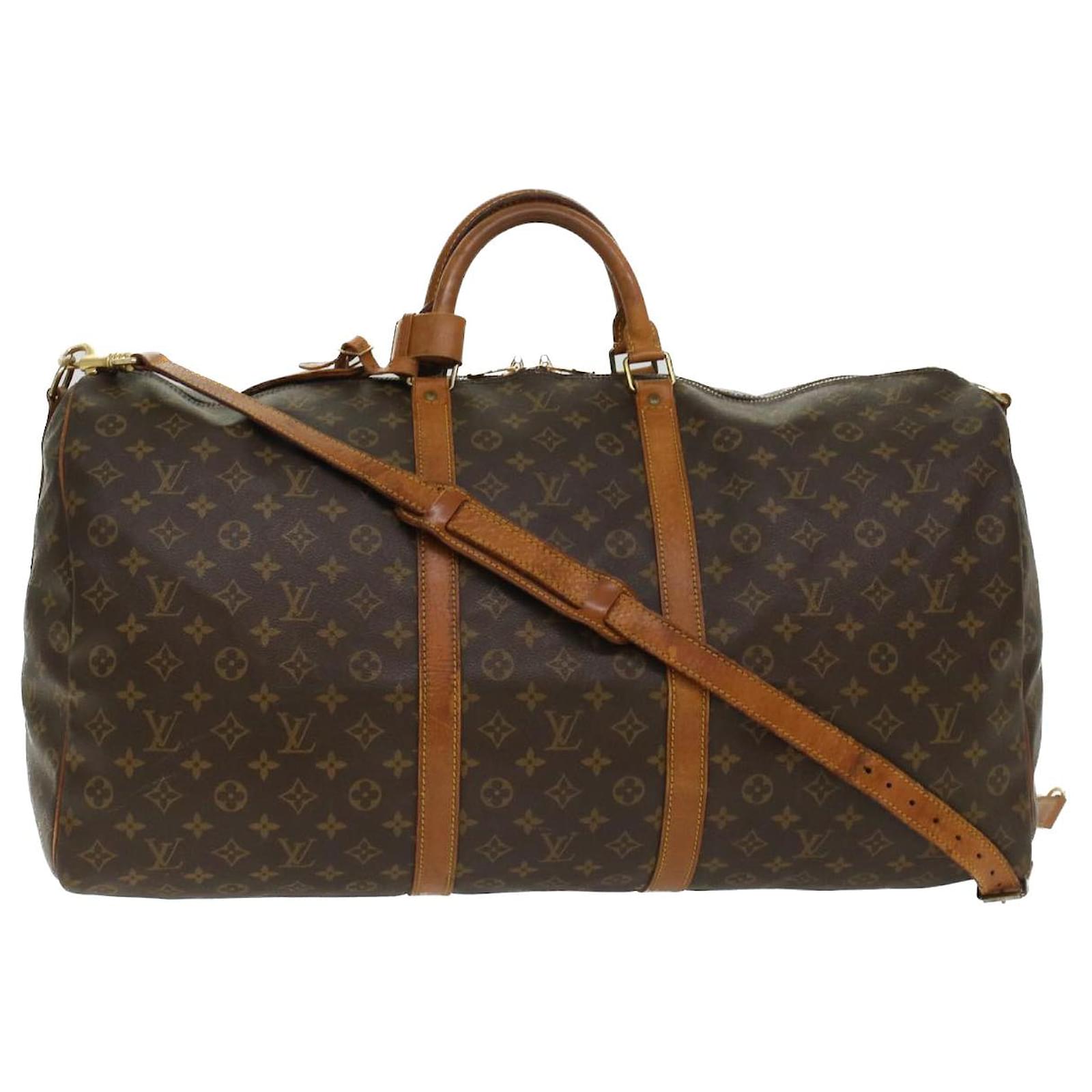 Louis Vuitton Monogram Keepall Bandouliere 60 Boston Bag M41412 LV Auth  48505 Cloth ref.1019120 - Joli Closet