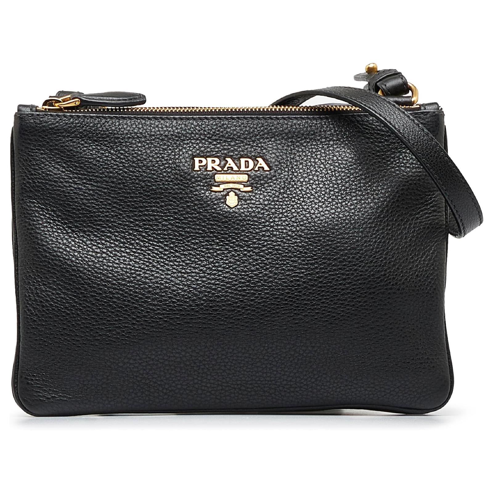 Prada double zip crossbody new arrivals