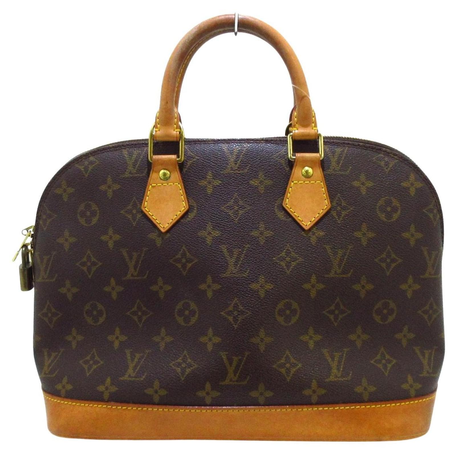 Louis Vuitton Alma Brown Cloth ref.1019470 - Joli Closet