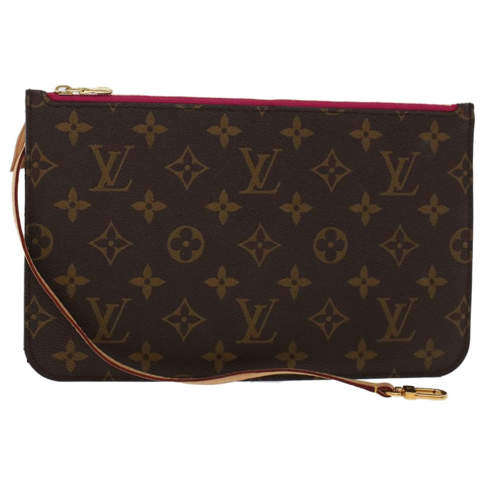 LOUIS VUITTON Monogram Neverfull MM Pouch Accessory Pouch LV Auth