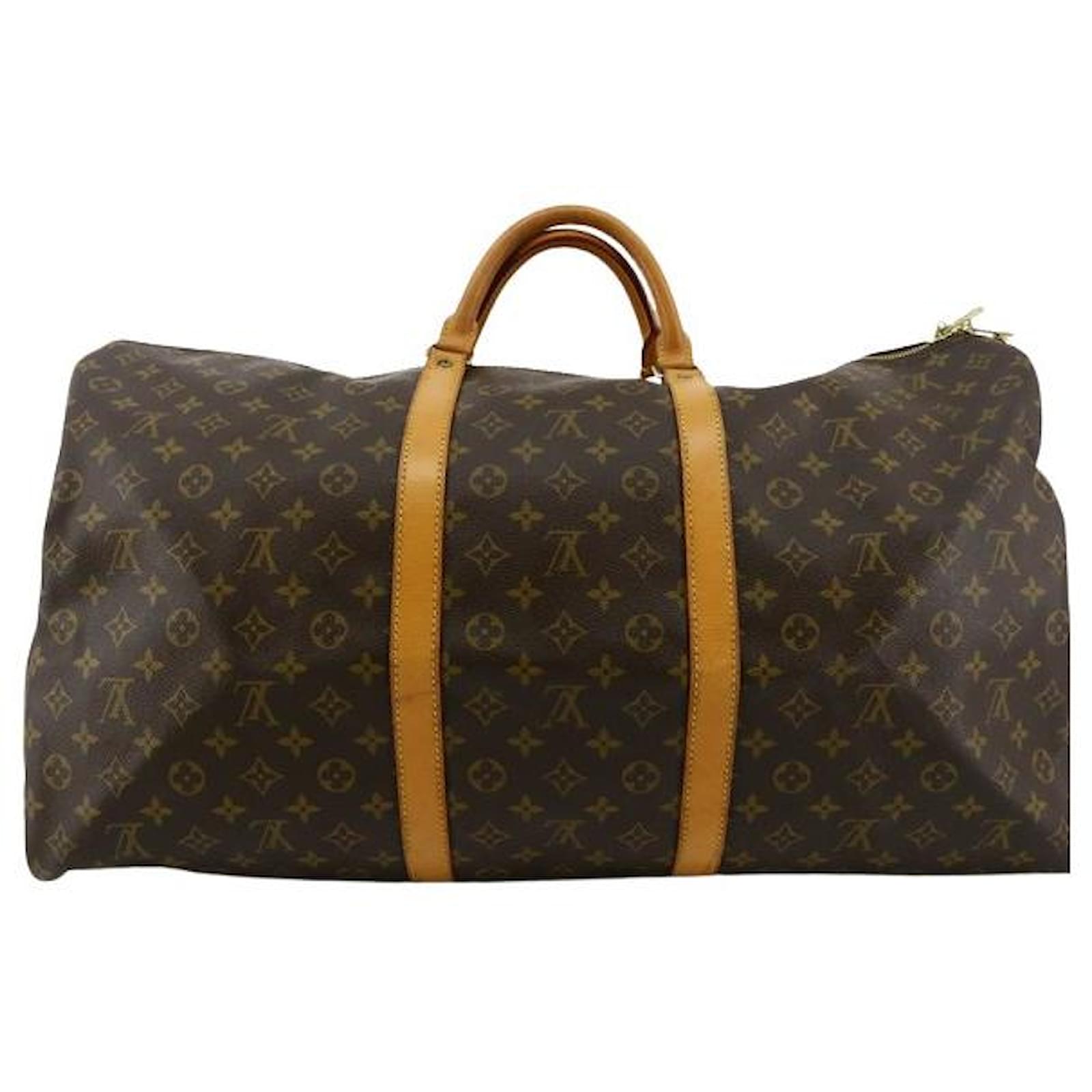 Louis Vuitton Keepall 60 Brown Leather ref.1020395 - Joli Closet