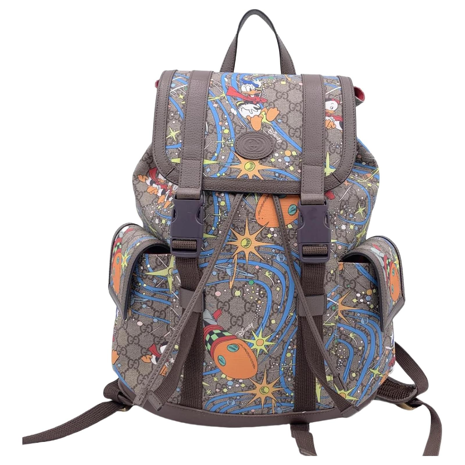 Gucci backpack cheap donald duck