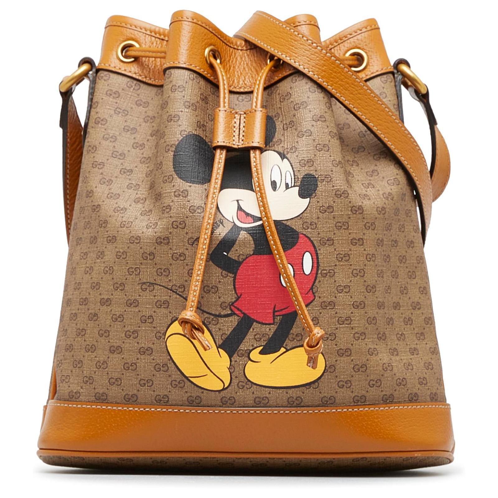 Gucci Disney Mickey Mouse GG Supreme Crossbody Bag