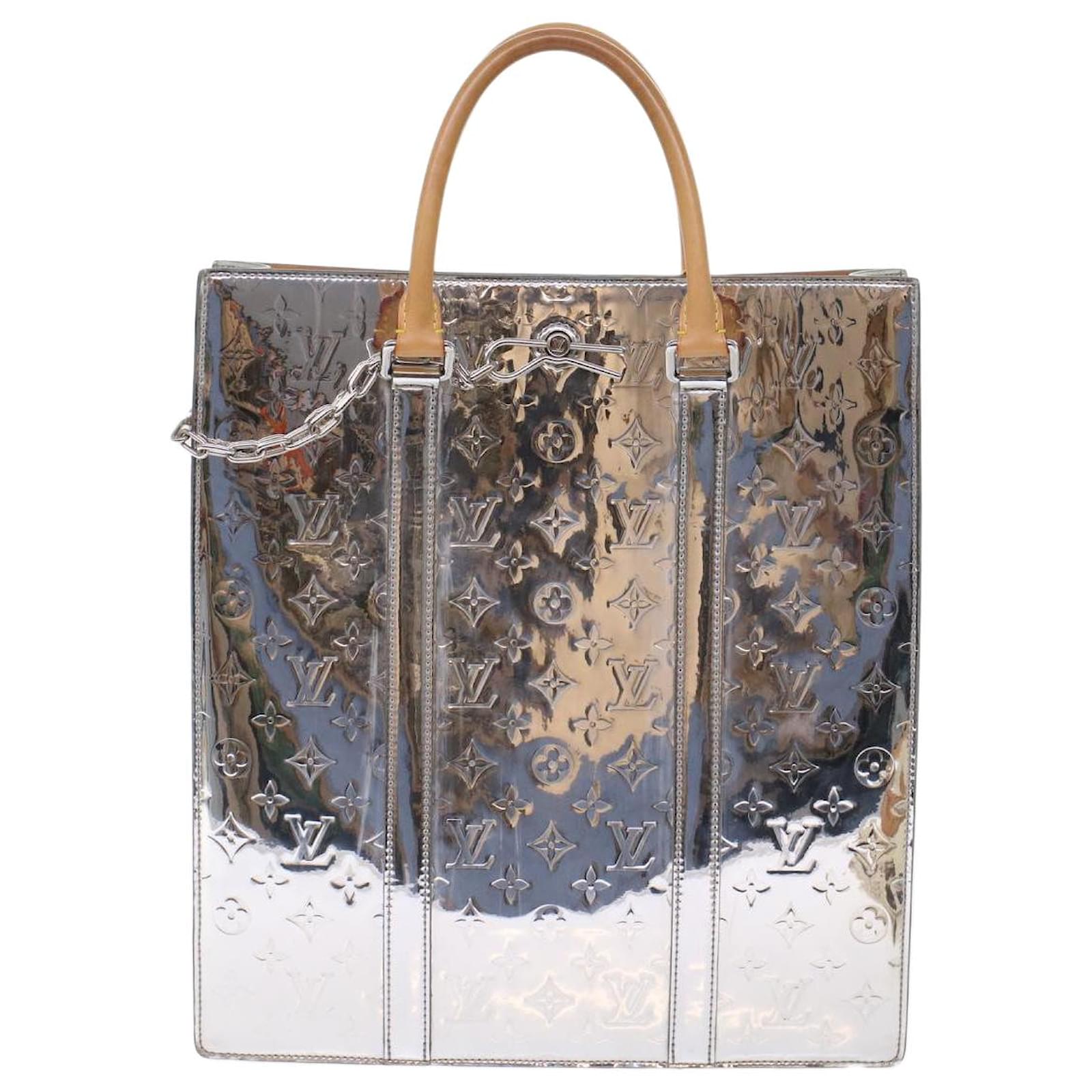 Louis Vuitton, Bags, Louis Vuitton Silver Mirror Monogram Sac Plat