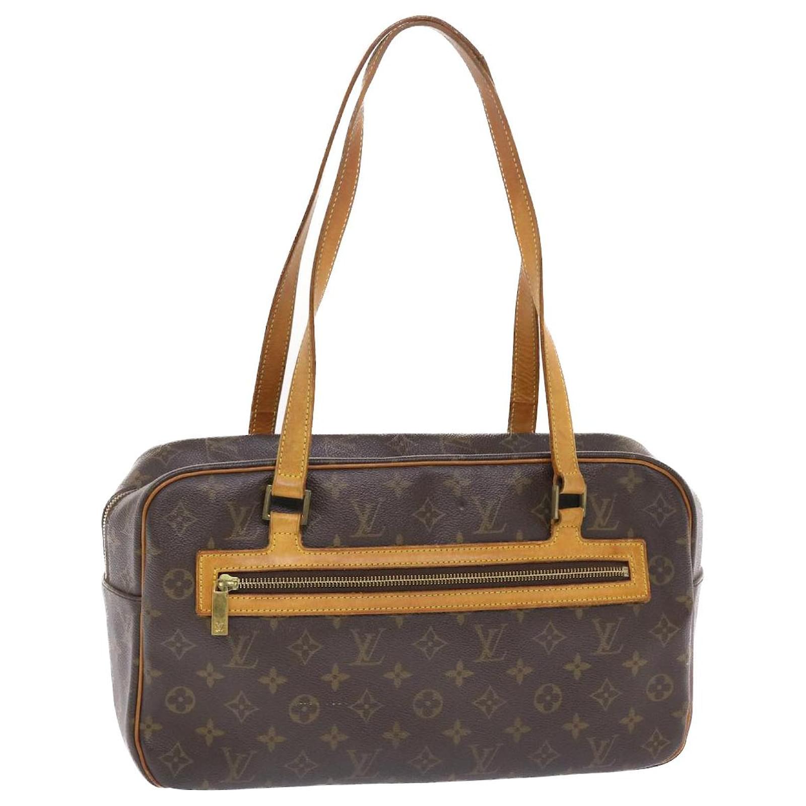 Louis Vuitton Hand Bag Manhattan GM Monogram Canvas Shoulder Added