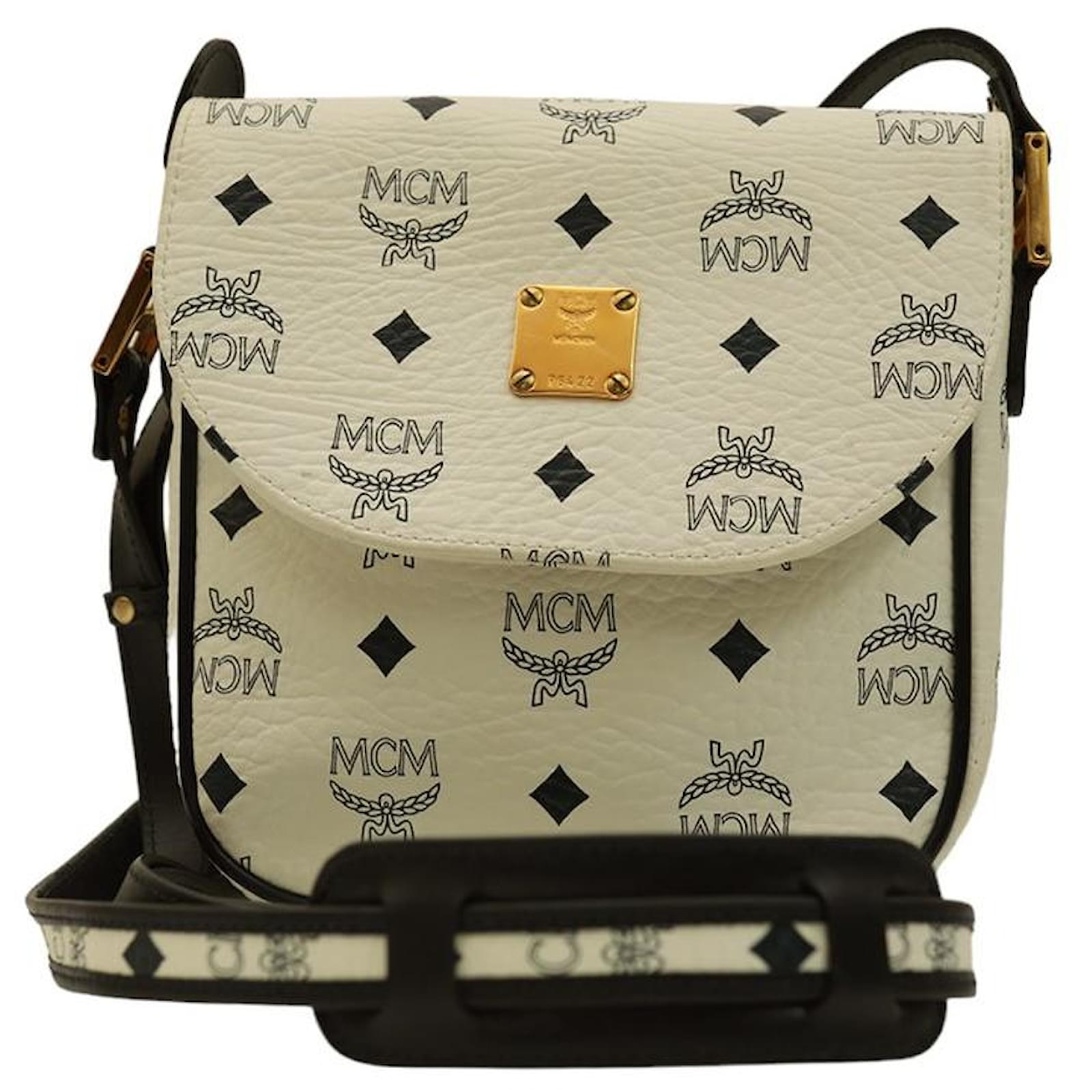 Mcm Mcm Vicetos Logo Flap Top Handbag