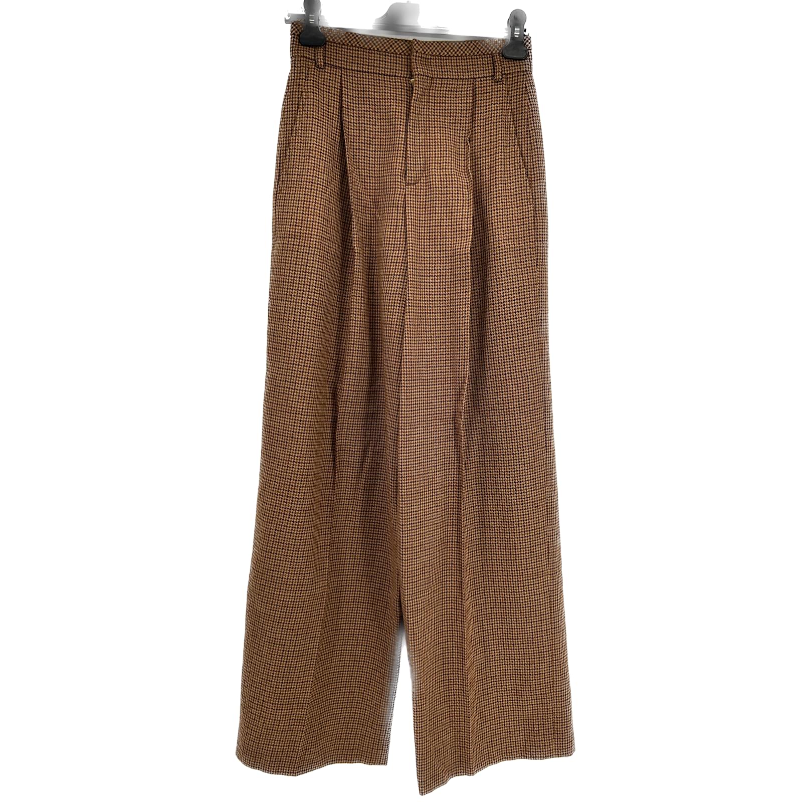 Chloé Vintage Wide Leg Brown Striped Trouser Like New - Etsy