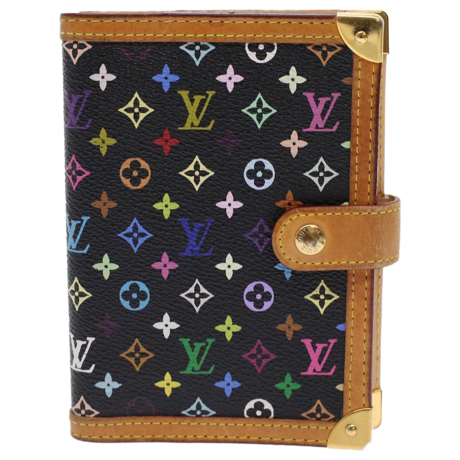 Louis Vuitton Small Ring Agenda Cover Monogram Canvas Couverture PM Ebony  Brorwn