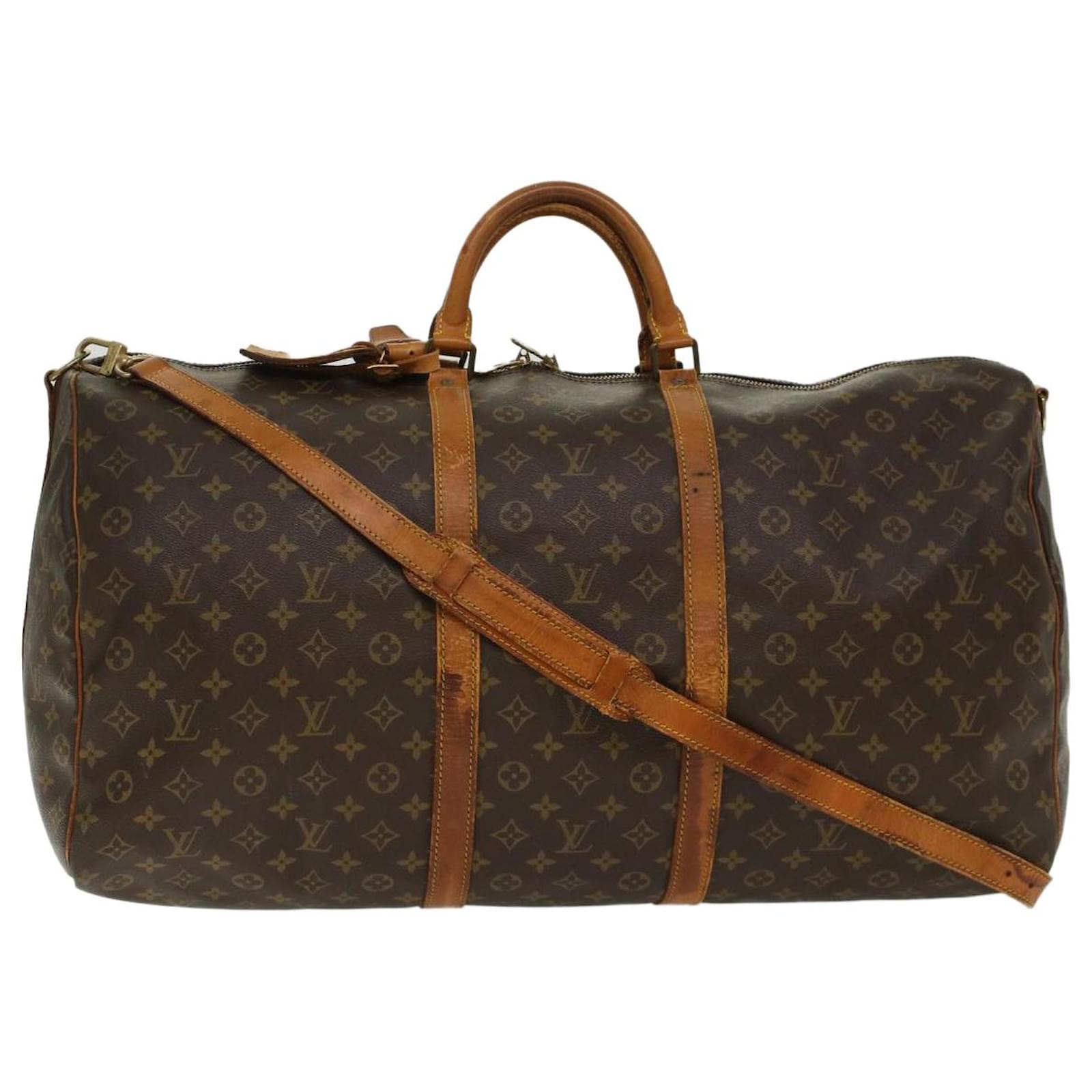 Louis Vuitton Monogram Keepall Bandouliere 60 Boston Bag M41412 LV Auth  48732 Cloth ref.1022371 - Joli Closet