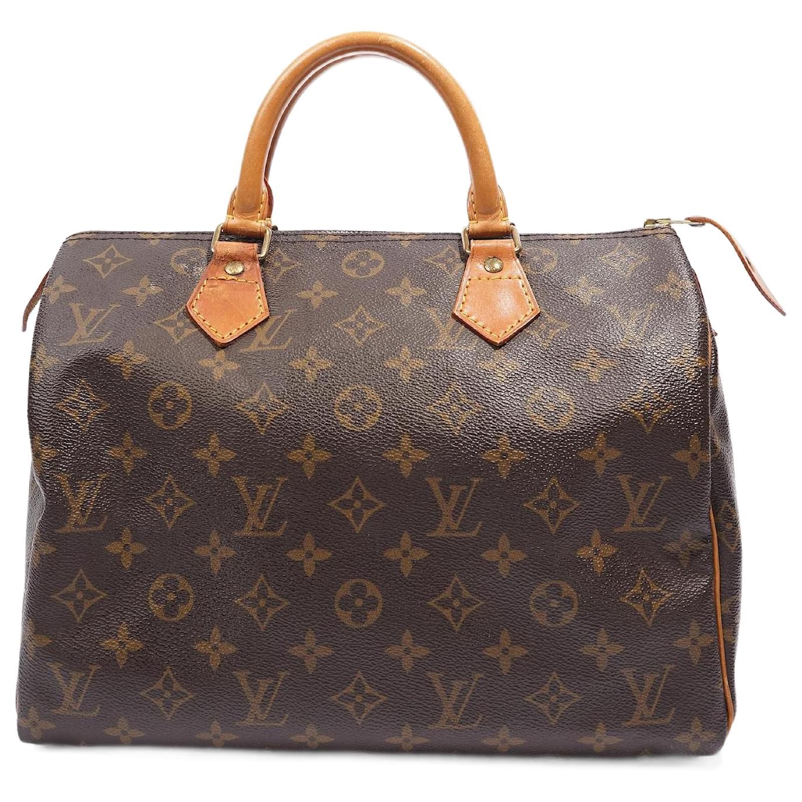 Louis Vuitton Monogram Vintage Speedy Bag 30 Brown