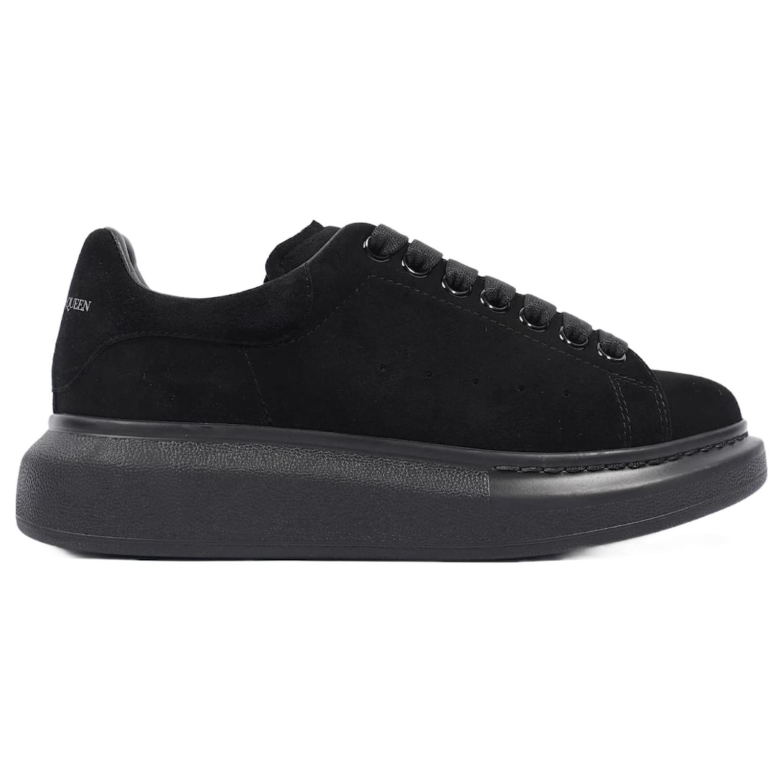 black suede alexander mcqueen sneakers