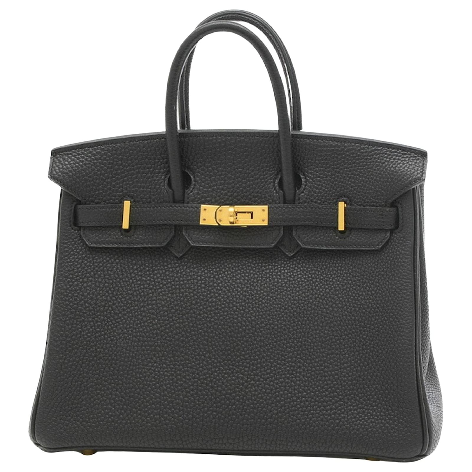 Hermès HERMES BIRKIN 25 Black Leather ref.1022995 Joli Closet