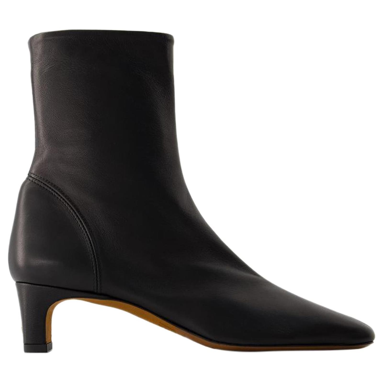 Doria Ankle Boots - Rouje - Leather - Black