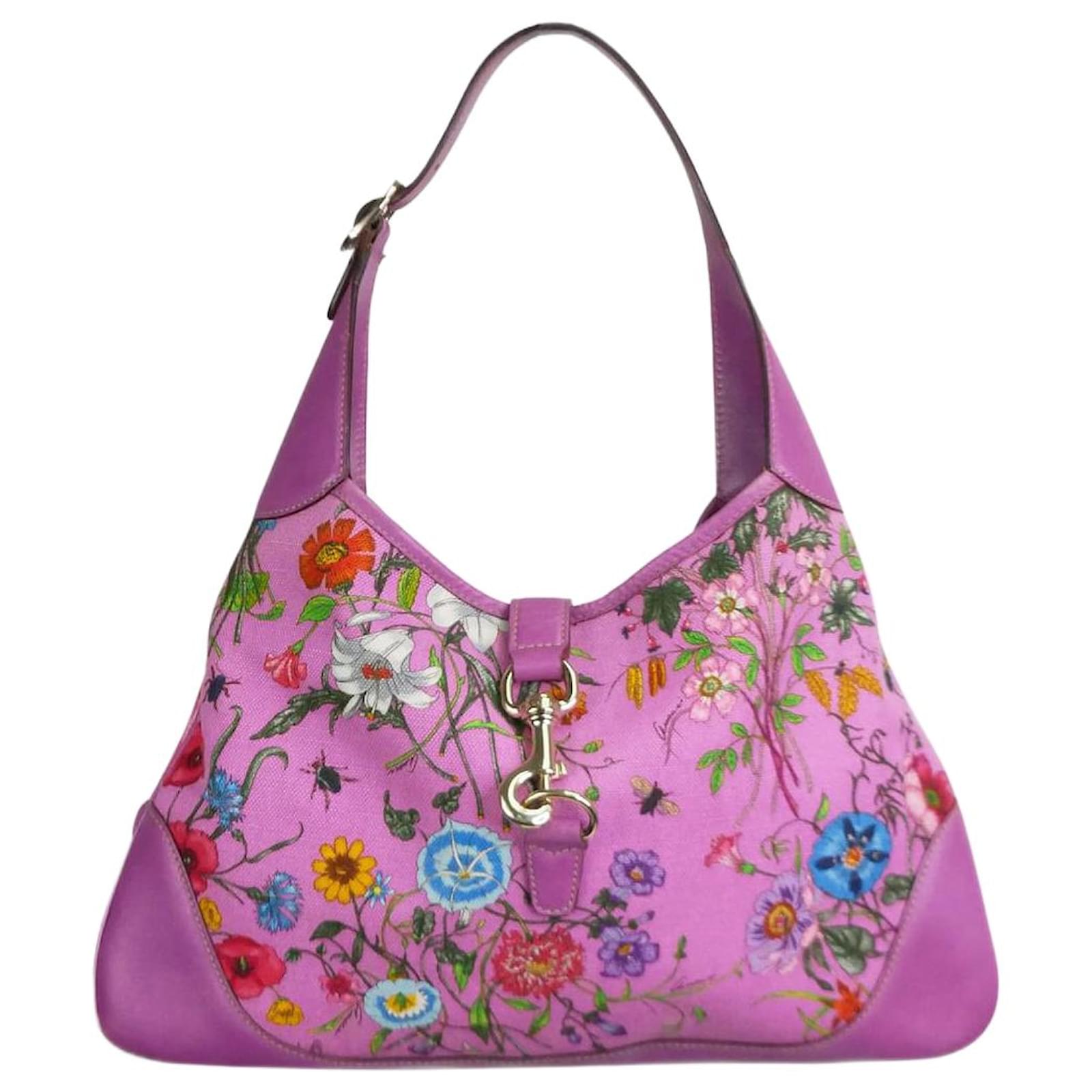 Gucci pink floral bag sale