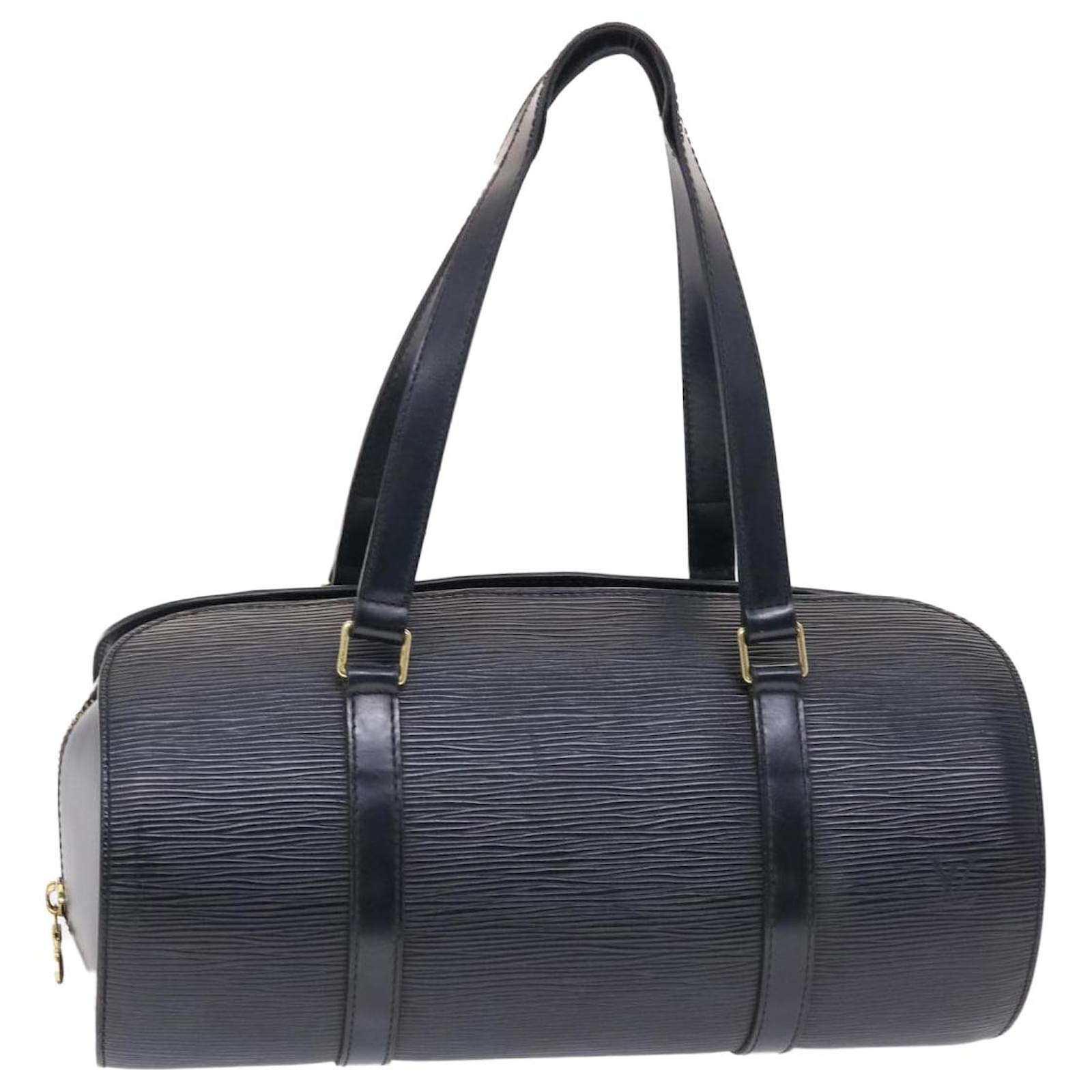LOUIS VUITTON Epi Soufflot Hand Bag Black M52222 LV Auth 49750 Leather  ref.1023611 - Joli Closet