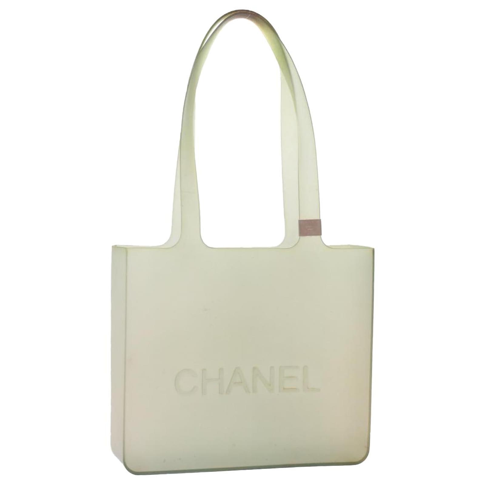 Chanel Chanel Pink Jelly Rubber Shoulder Tote Bag