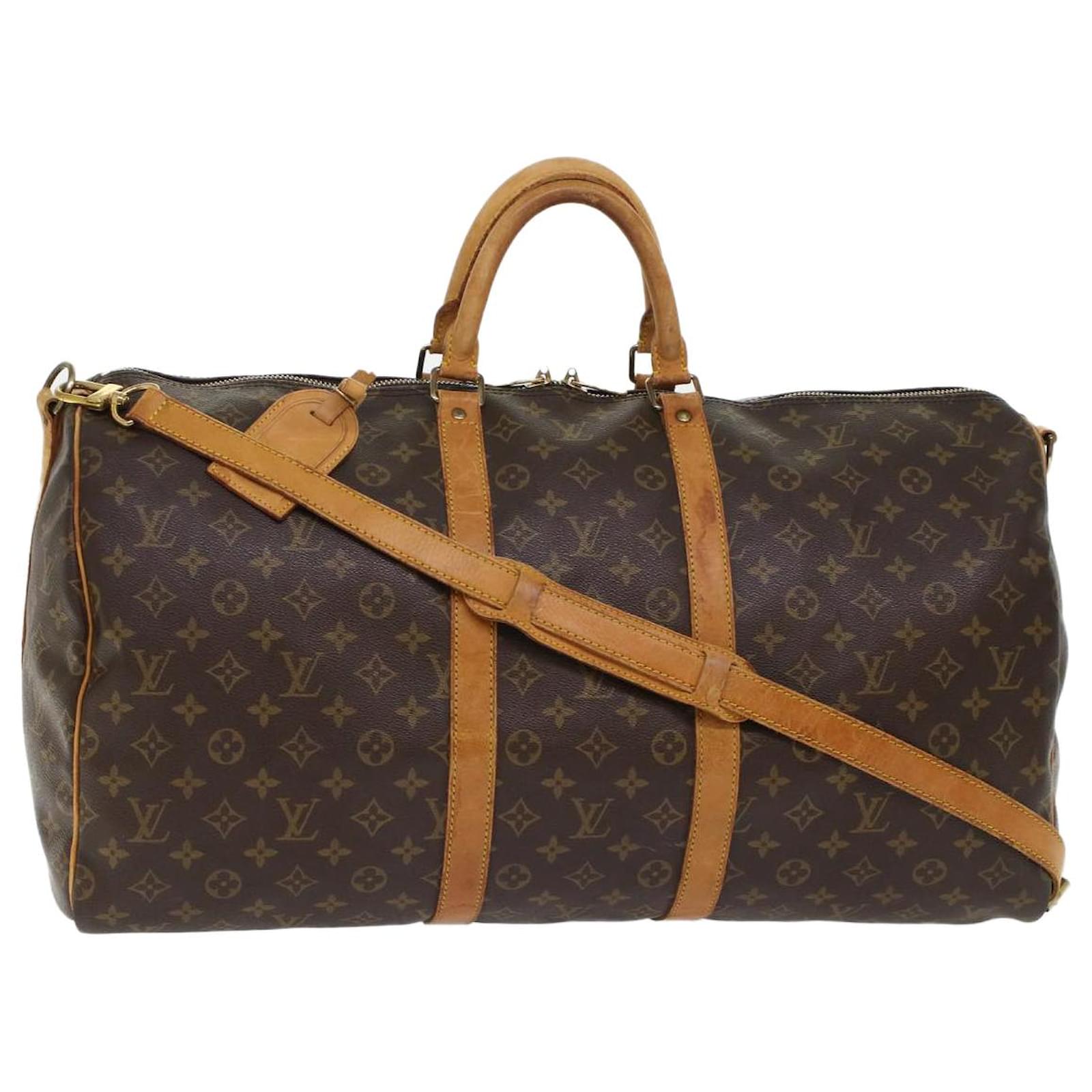 Louis Vuitton Monogram Keepall Bandouliere 55 Boston Bag M41414 LV