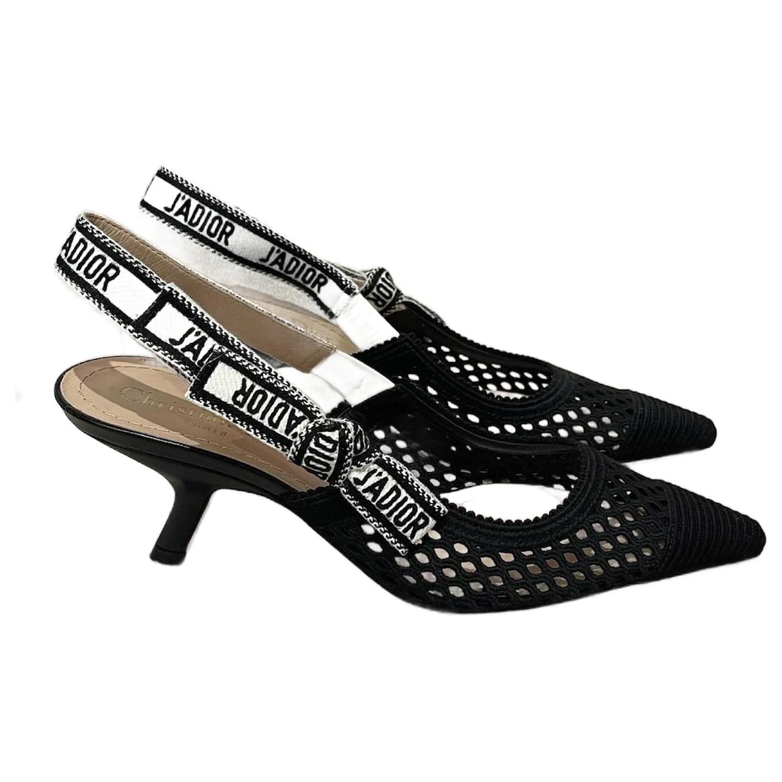 DIOR Heels T.EU 36 cloth Black ref.1023737 - Joli Closet
