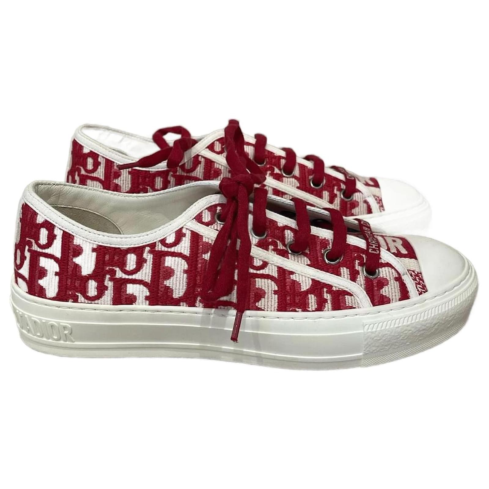 DIOR Trainers cloth Red Joli Closet