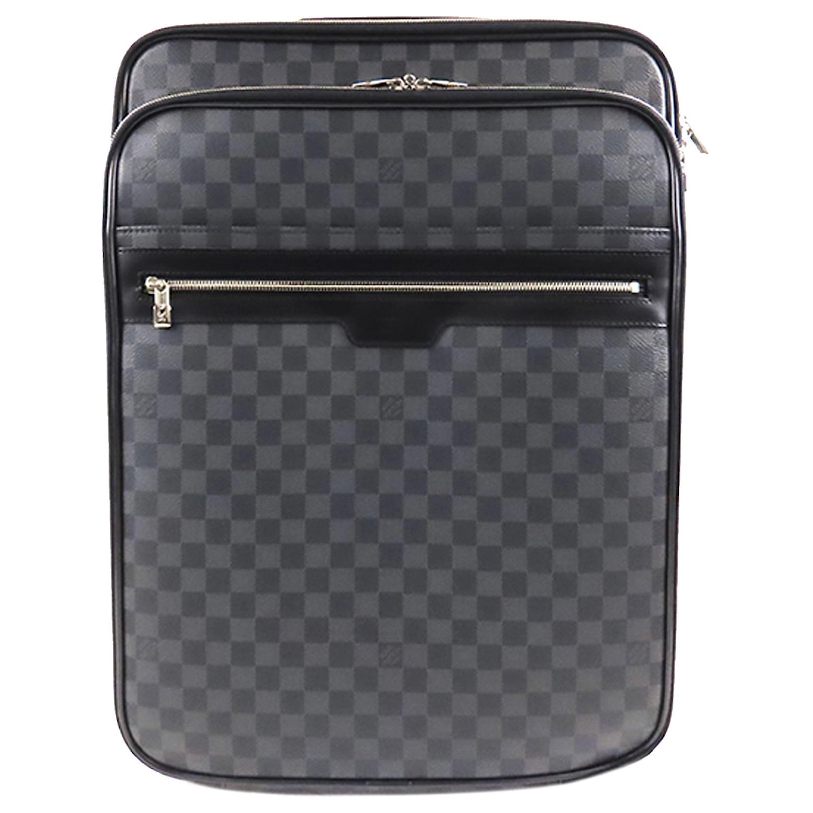 LOUIS VUITTON Damier Ebene Pegase 55 Business Suitcase Travel Bag