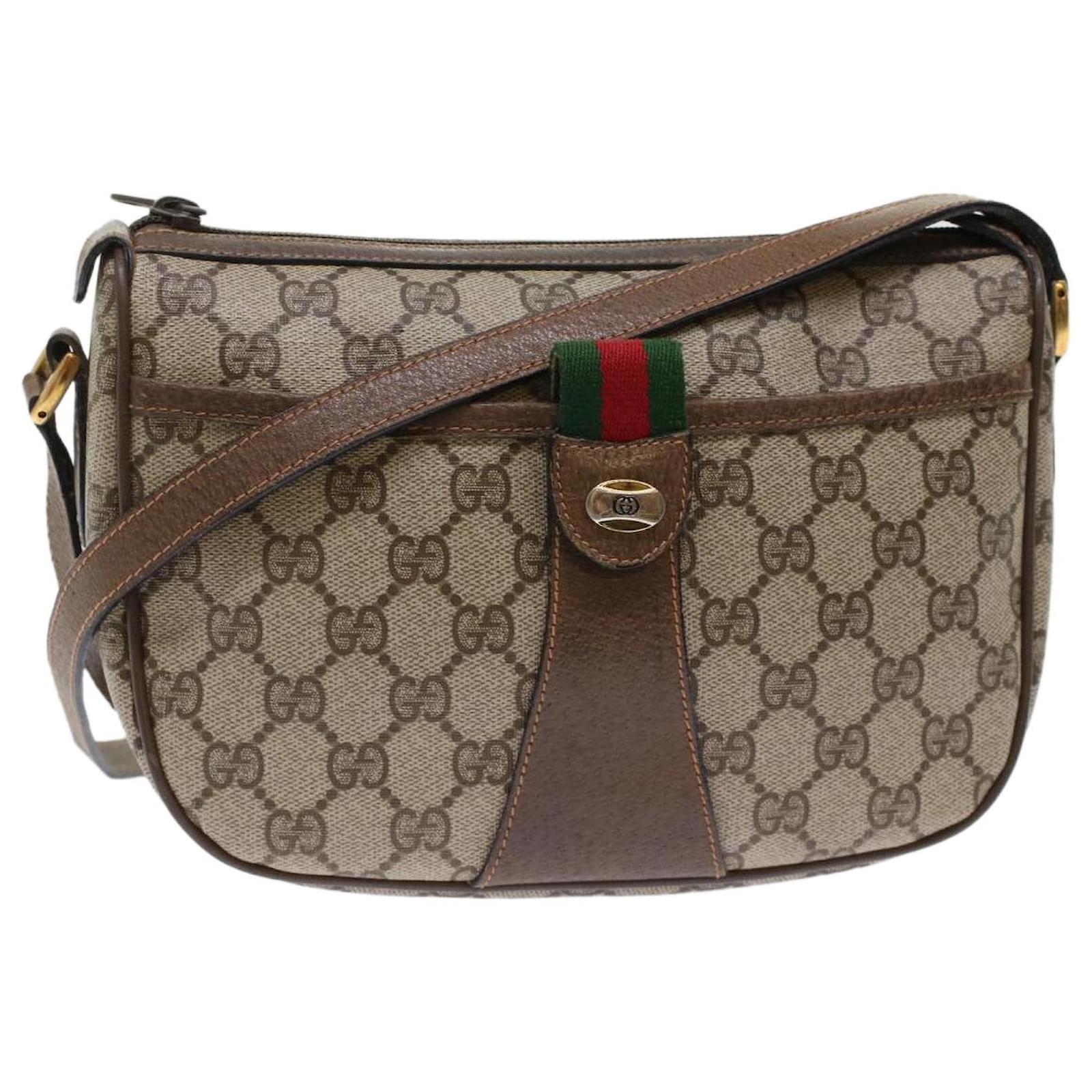 Gucci Gg Canvas Web Sherry Line Shoulder