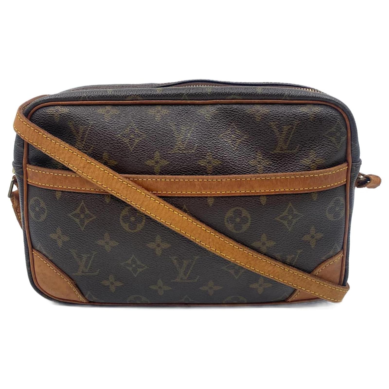 Custom Louis Vuitton Trocadero Crossbody 30 Brown Canvas