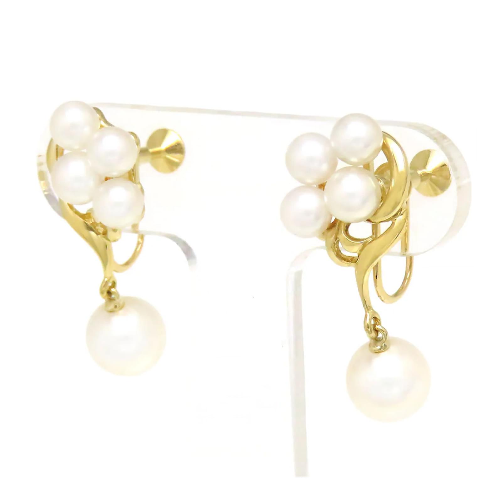 Mikimoto Pearl Cluster Earrings 2024 | favors.com