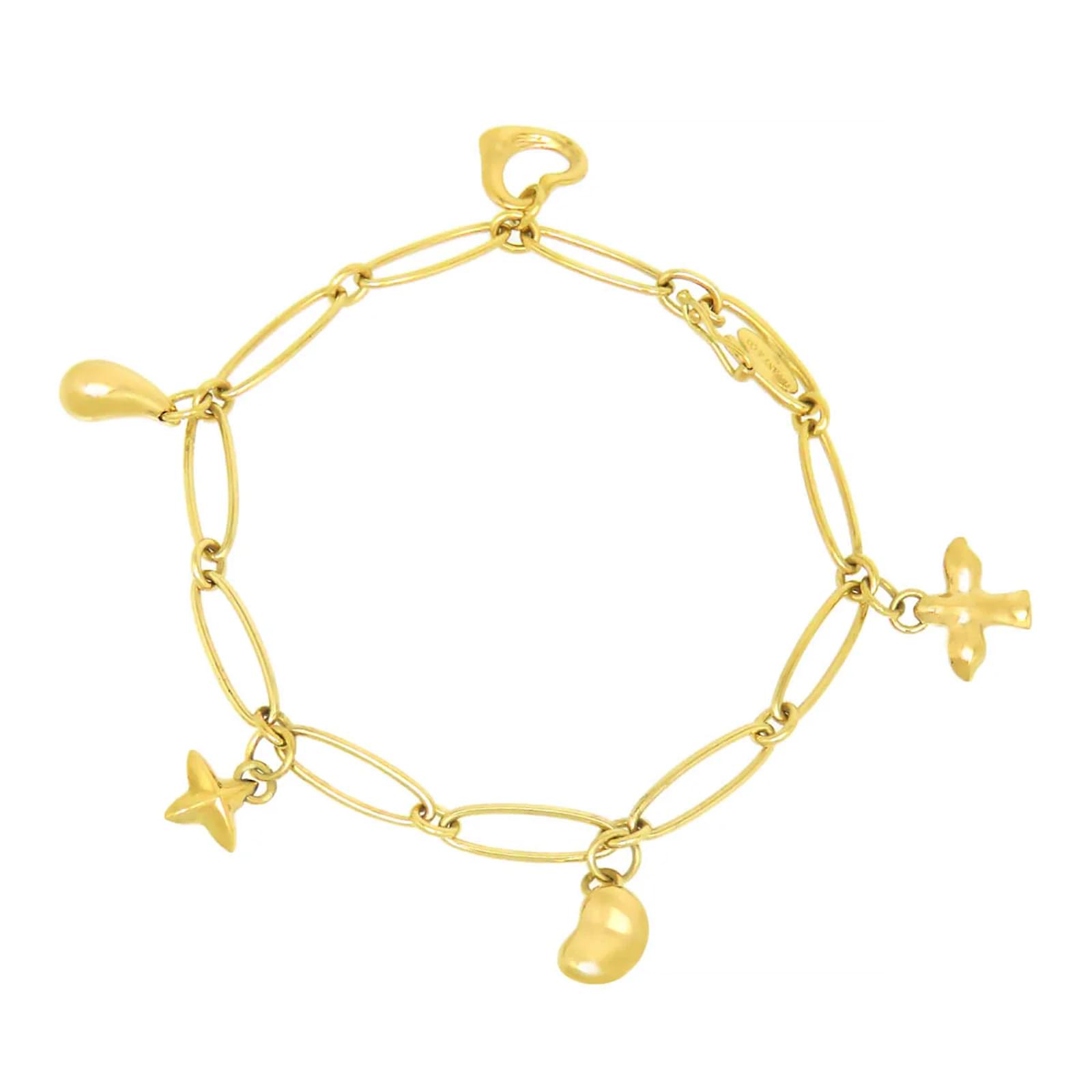 Personalised 18ct Yellow Gold Plated Child's Drawing Charm Bracelet |  Hurleyburley
