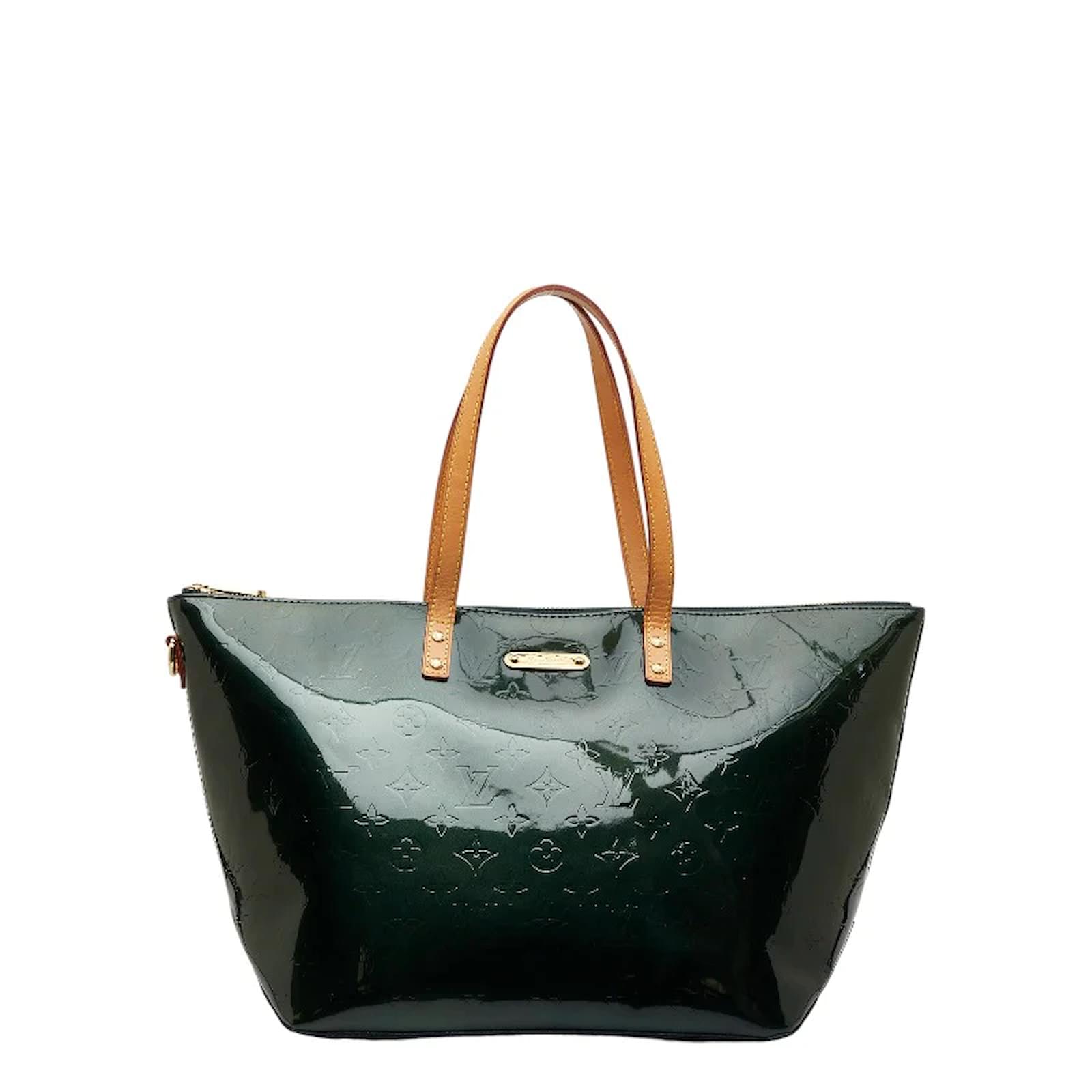 Louis Vuitton Monogram Vernis Bellevue GM M93673 Green Leather