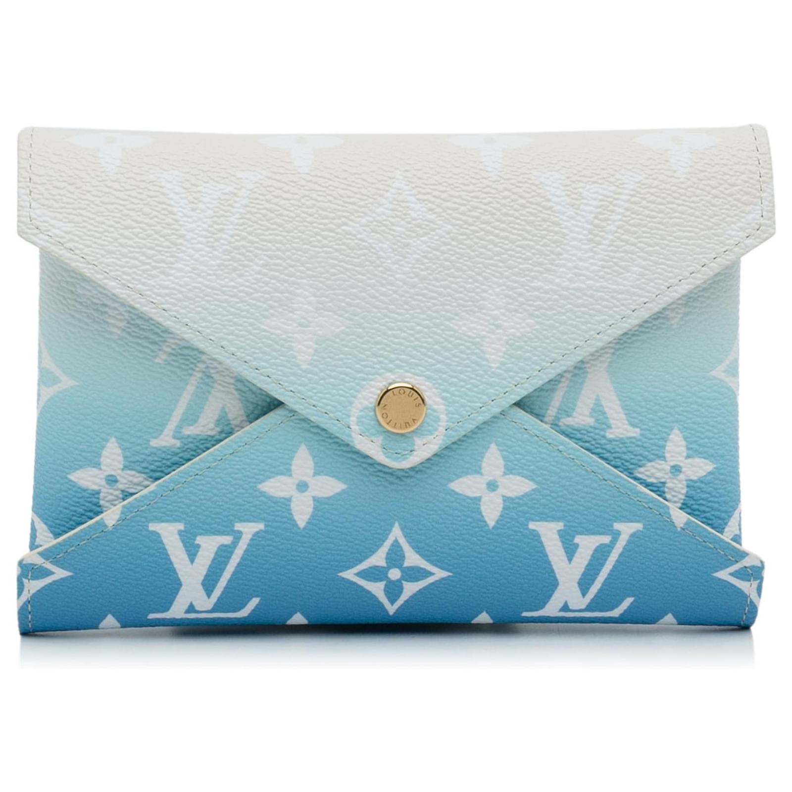 Medium clutch bag Kirigami By the pool Louis Vuitton Light blue Cloth  ref.444405 - Joli Closet