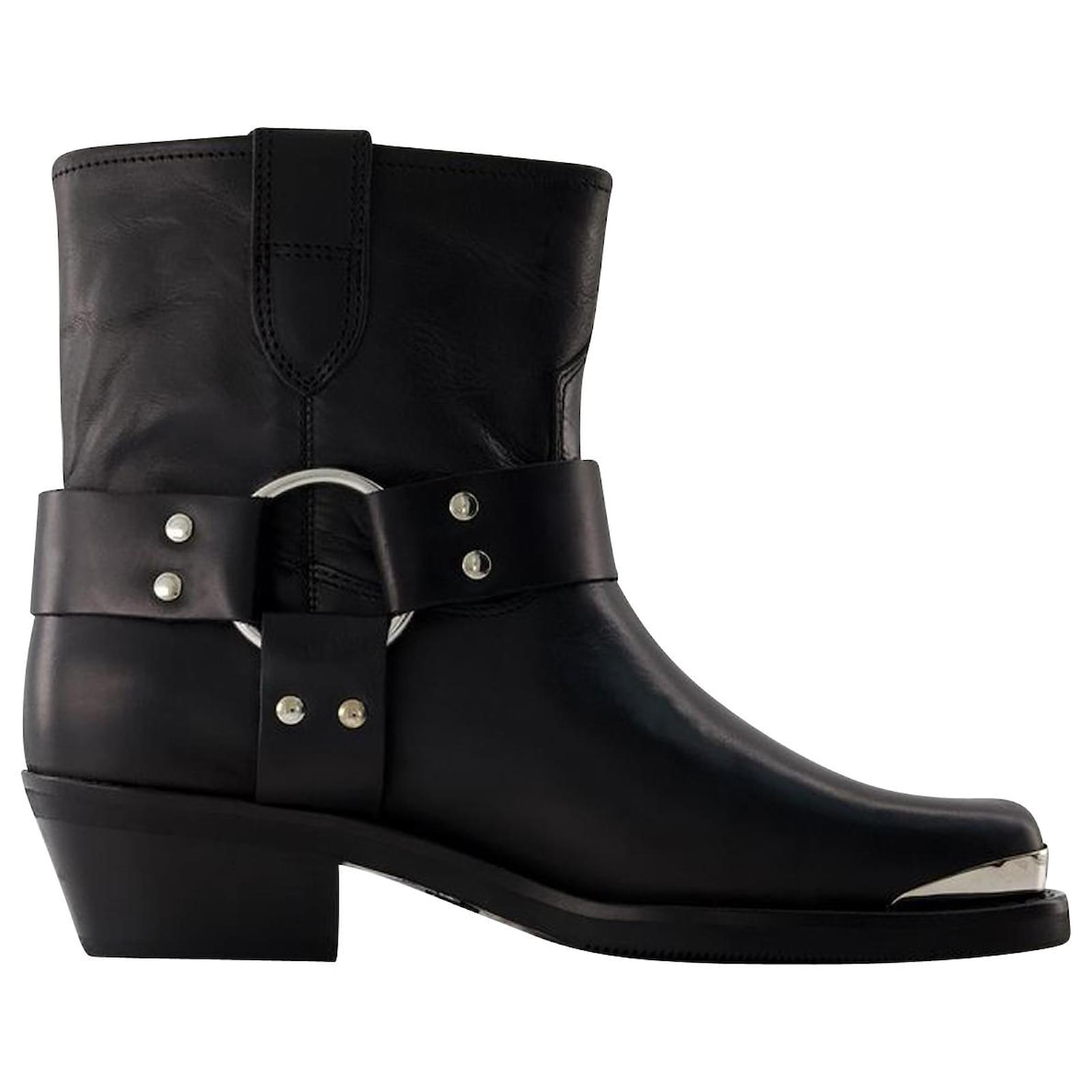 Mid Ryder Boots Anine Bing Leather Black ref.1025637 Joli