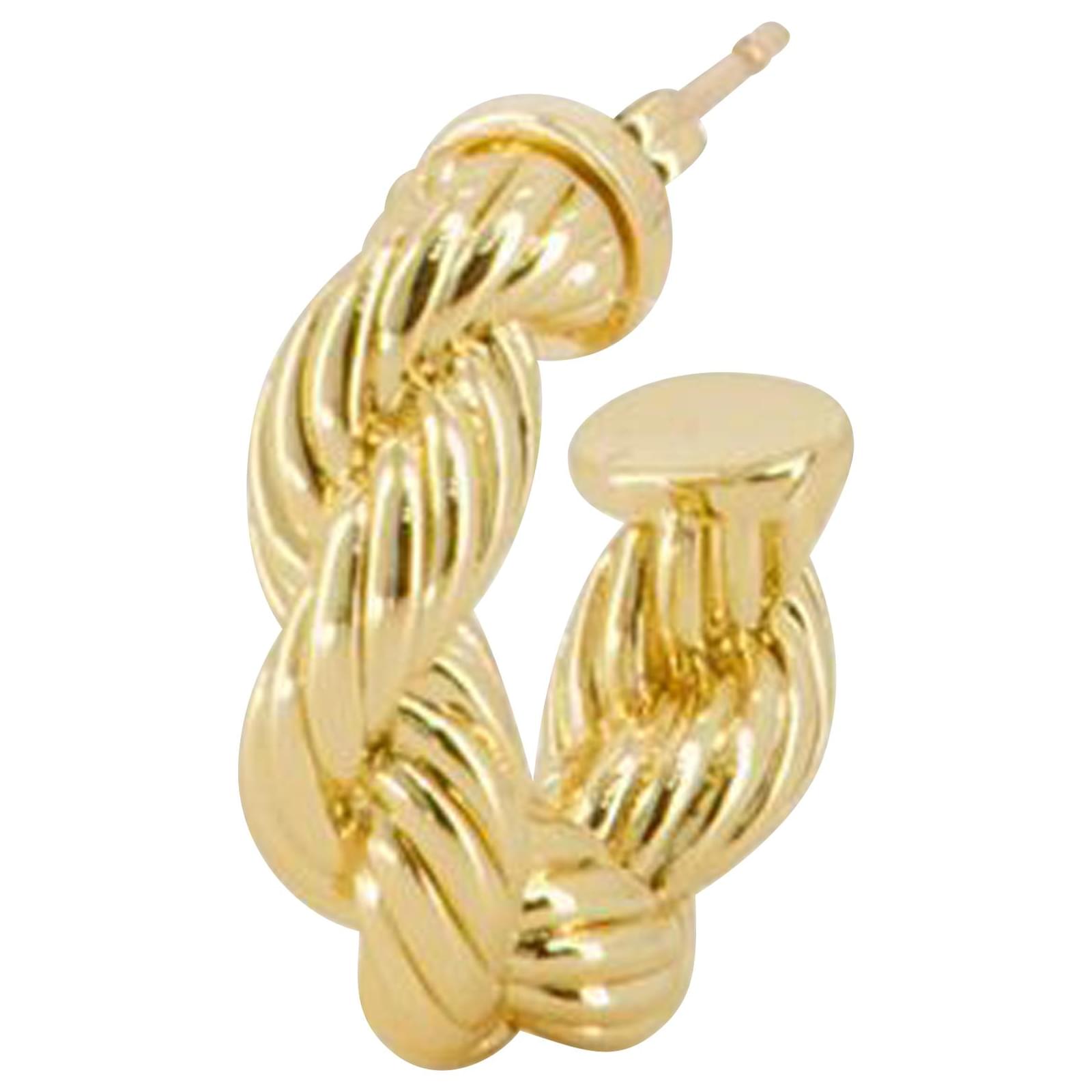 Louis Vuitton LV Spiral Earrings Gold for Women