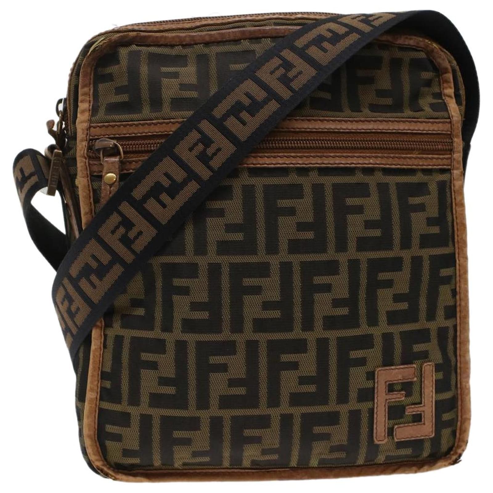 Fendi Zucca FF Chef Bag - Brown Shoulder Bags, Handbags