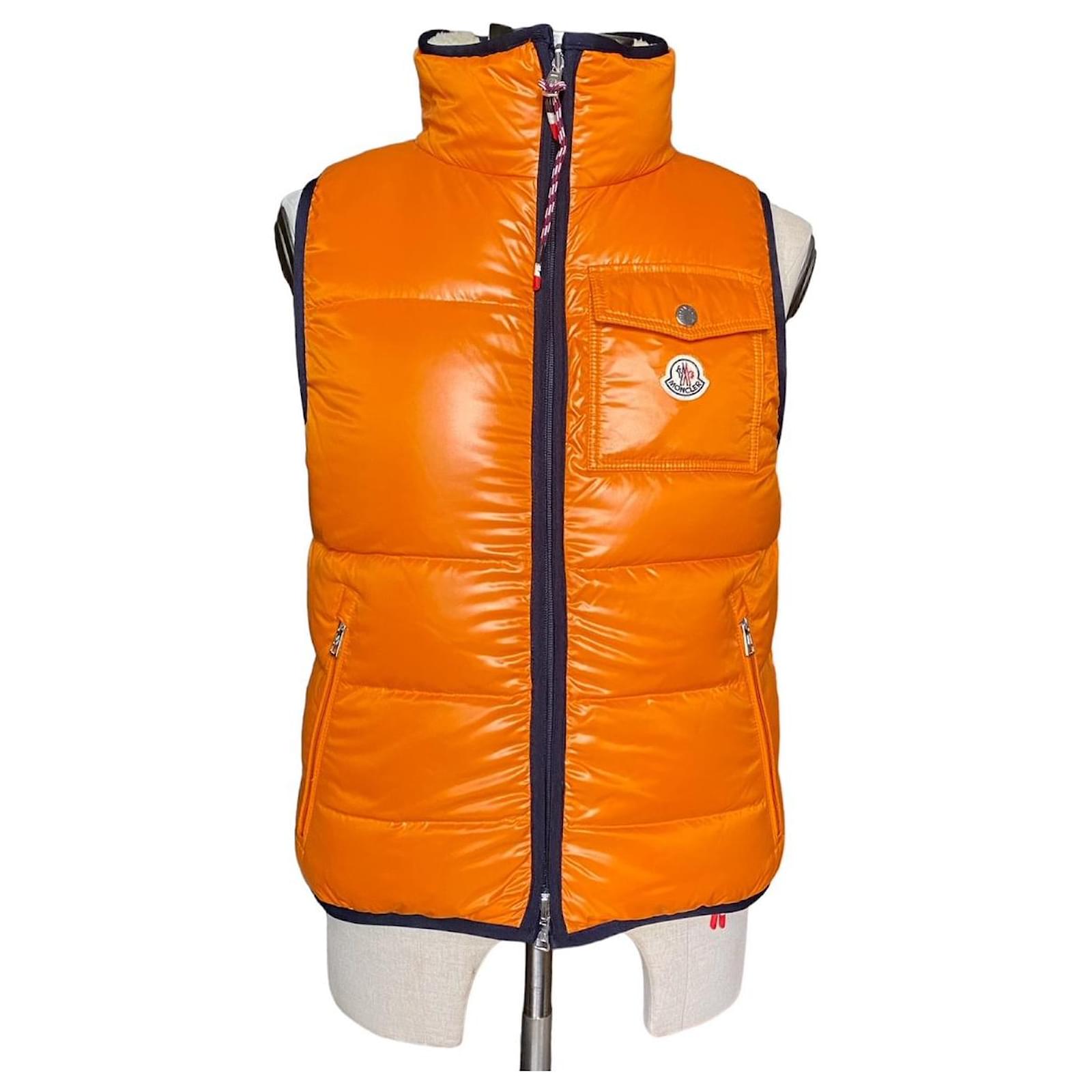 Moncler Poncho Impermeable Naranja